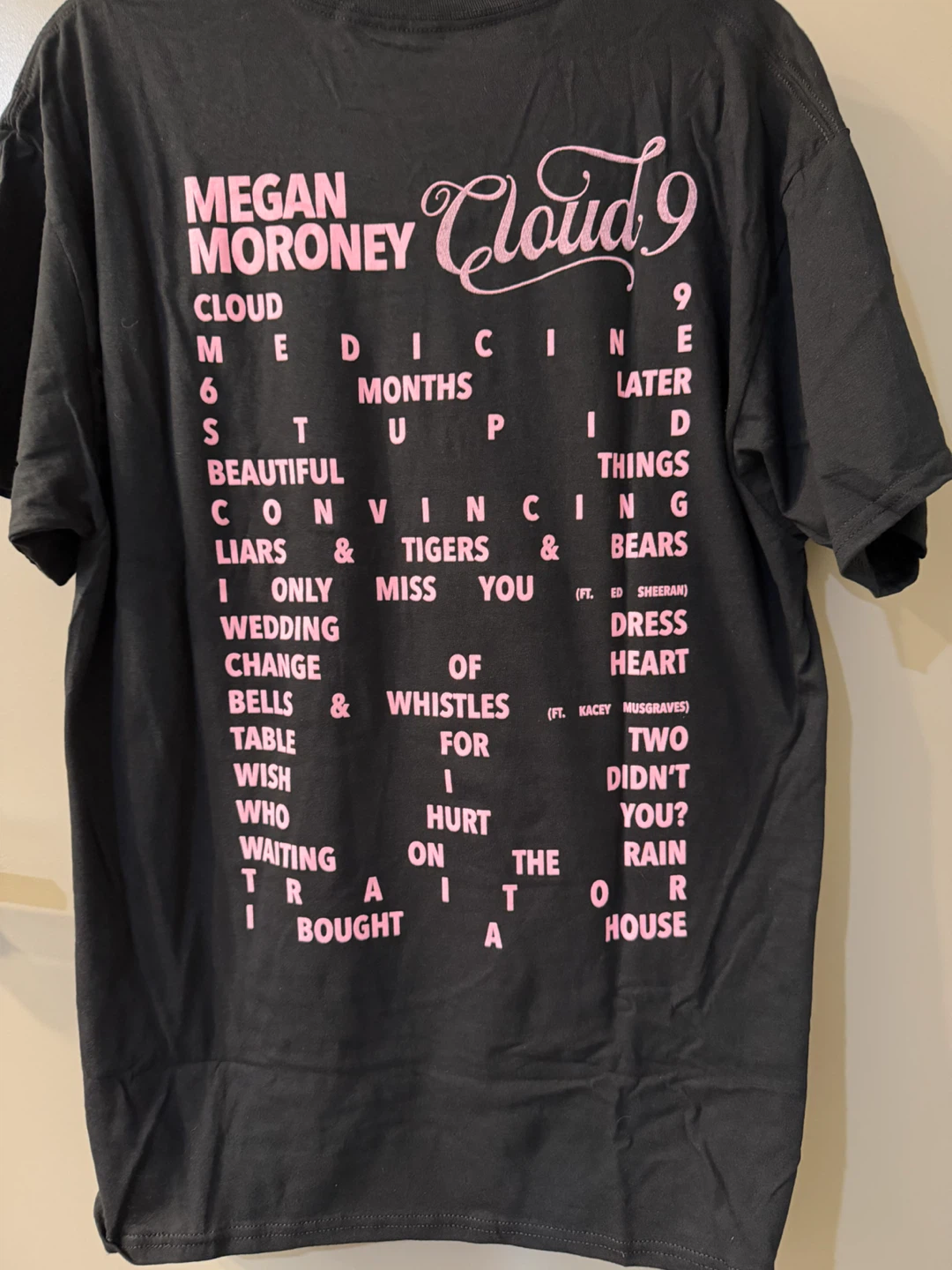Megan Moroney Cloud 9 album graphic T-Shirt - photo 2