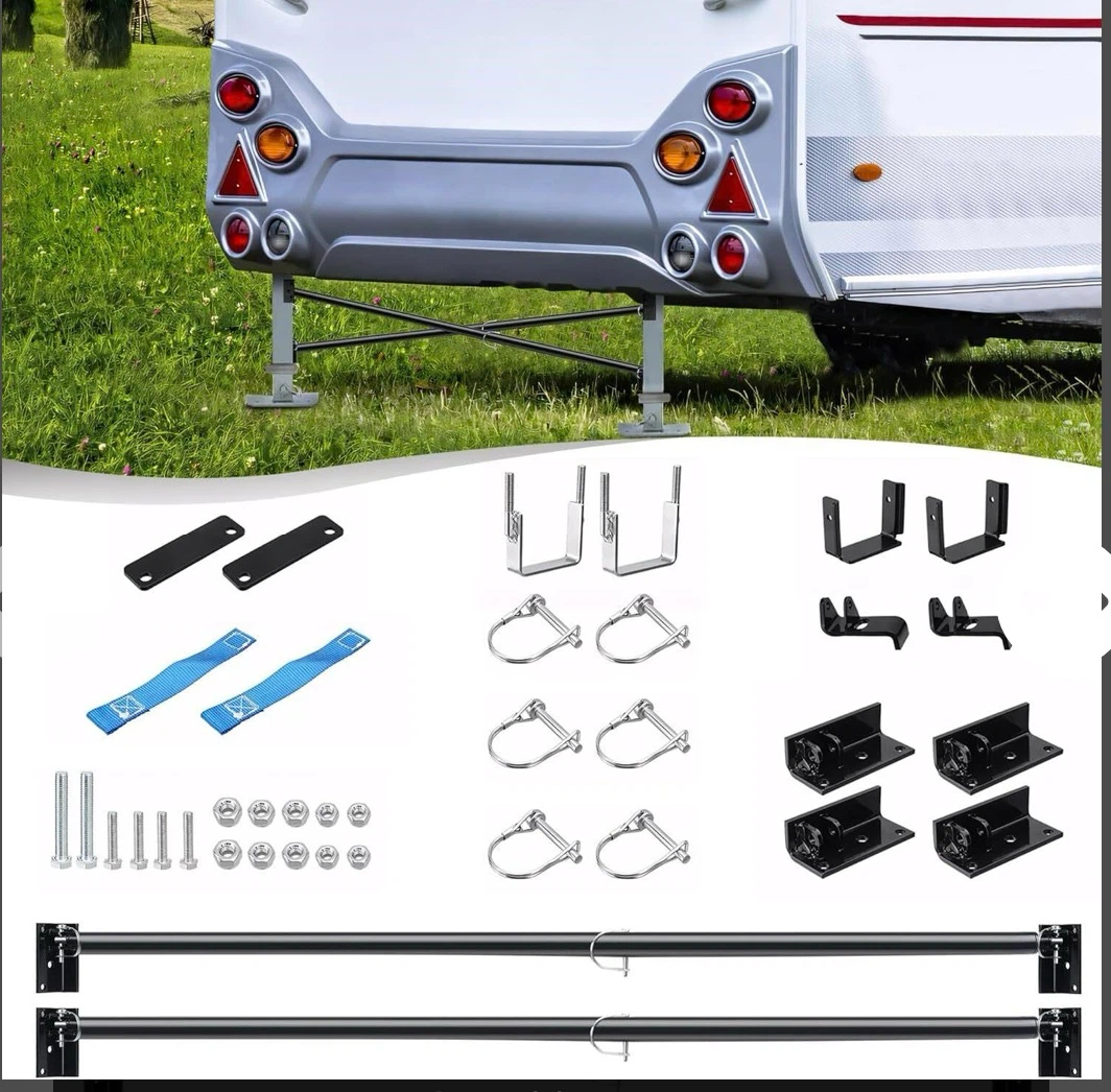 RV Trailer Stabilizer Scissor Jacks Mount Kit