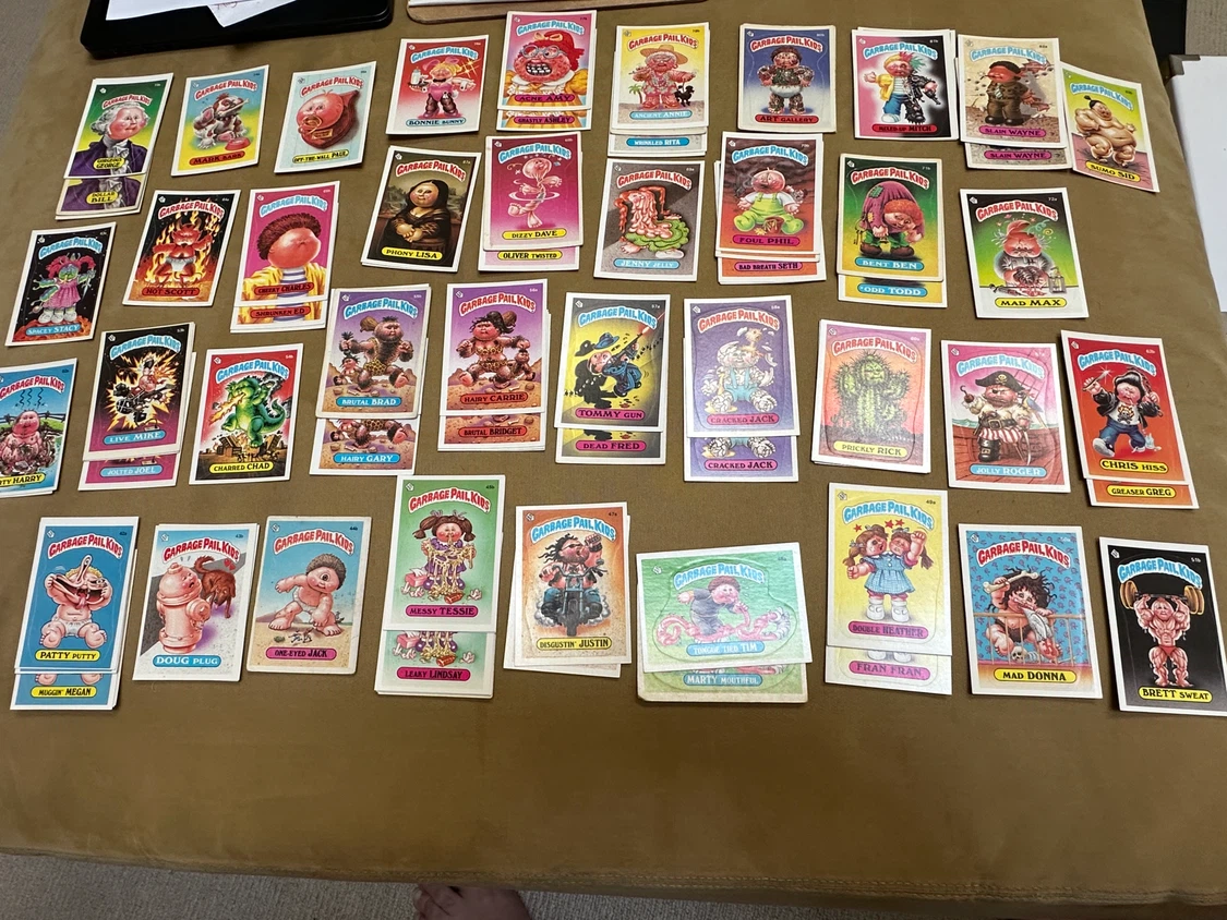 Garbage Pail Kids Trading Card Collection
