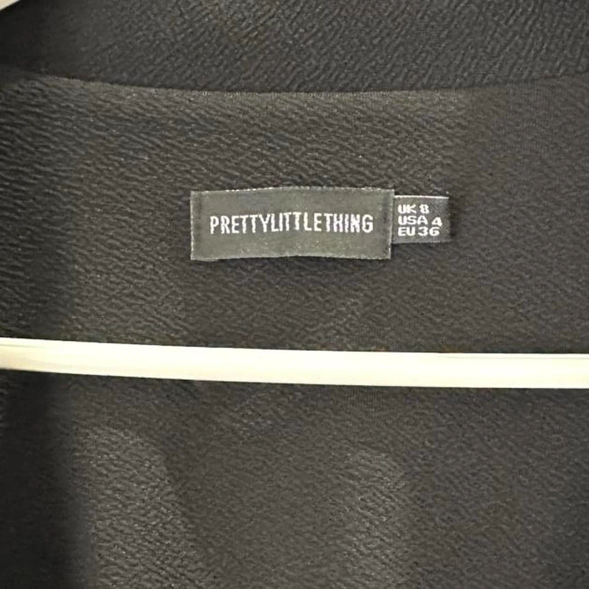PrettyLittleThing Black Belted Blazer New Unworn - photo 2