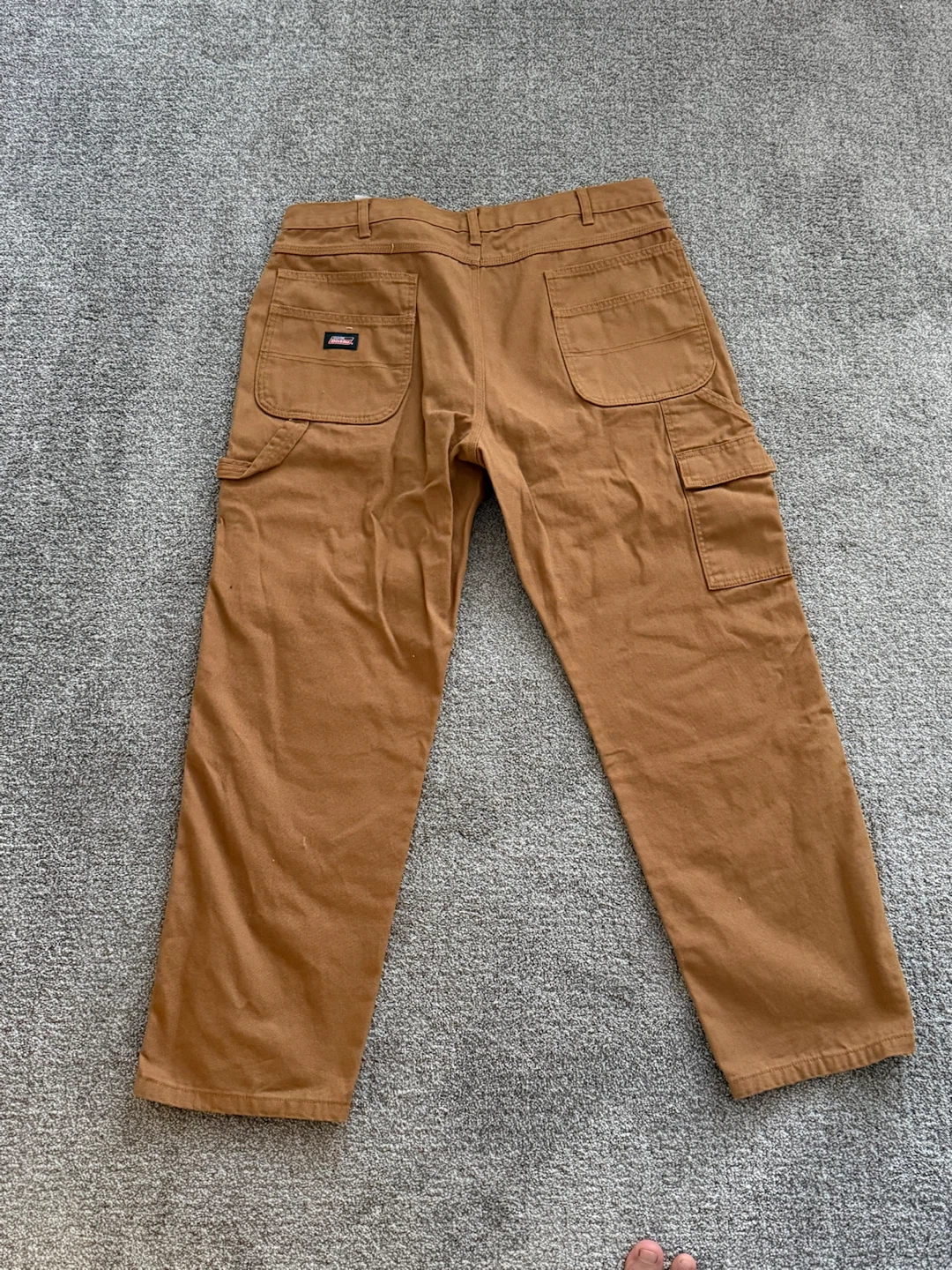 Dickies Men's Brown Cotton Work Pants 38x30 - photo 2