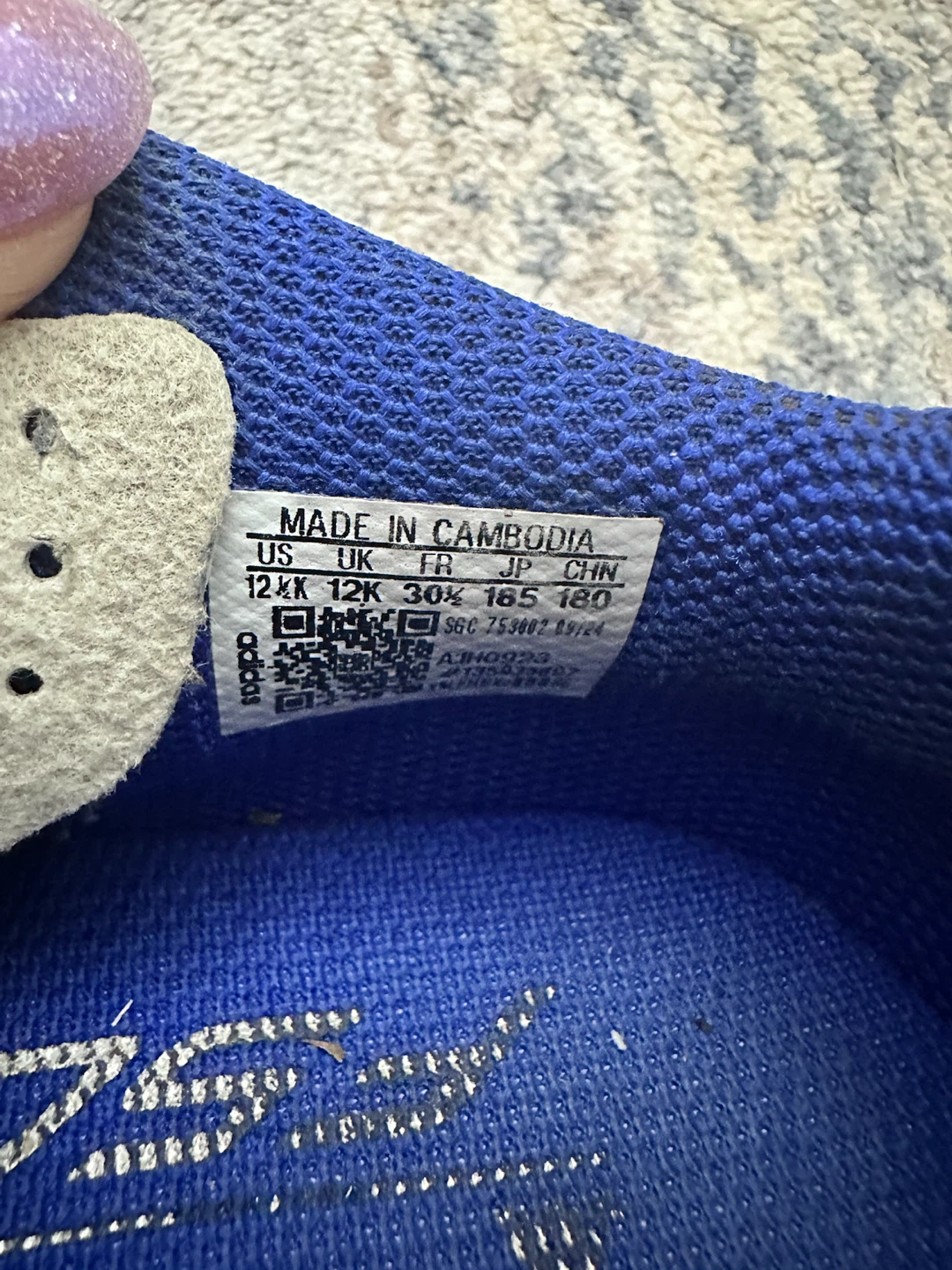 Adidas Messi F50 Soccer Cleats Youth Size 12K Blue/Silver - photo 3