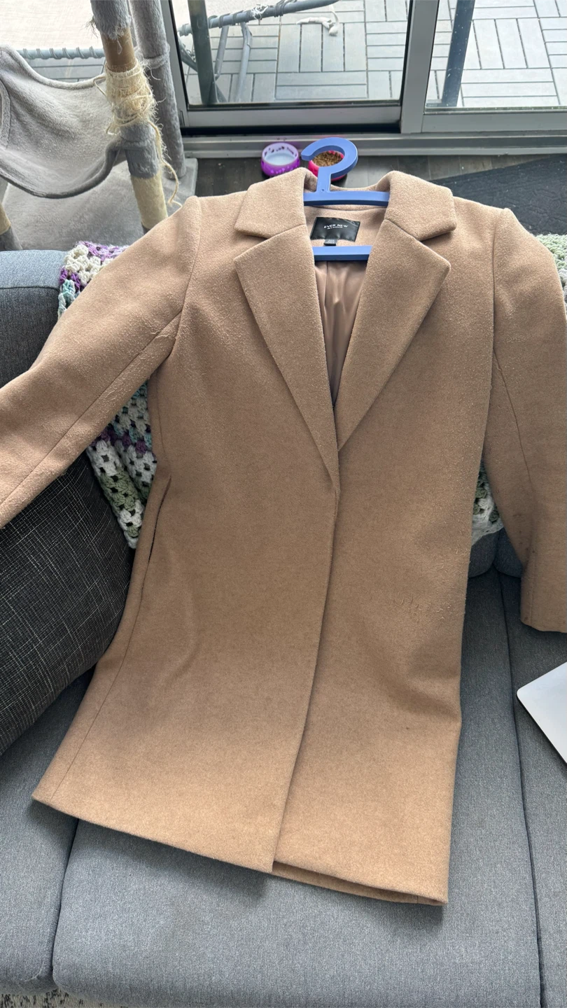 Ever New Melbourne Beige Wool Blend Coat