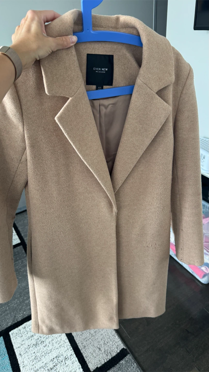 Ever New Melbourne Beige Wool Blend Coat - photo 2
