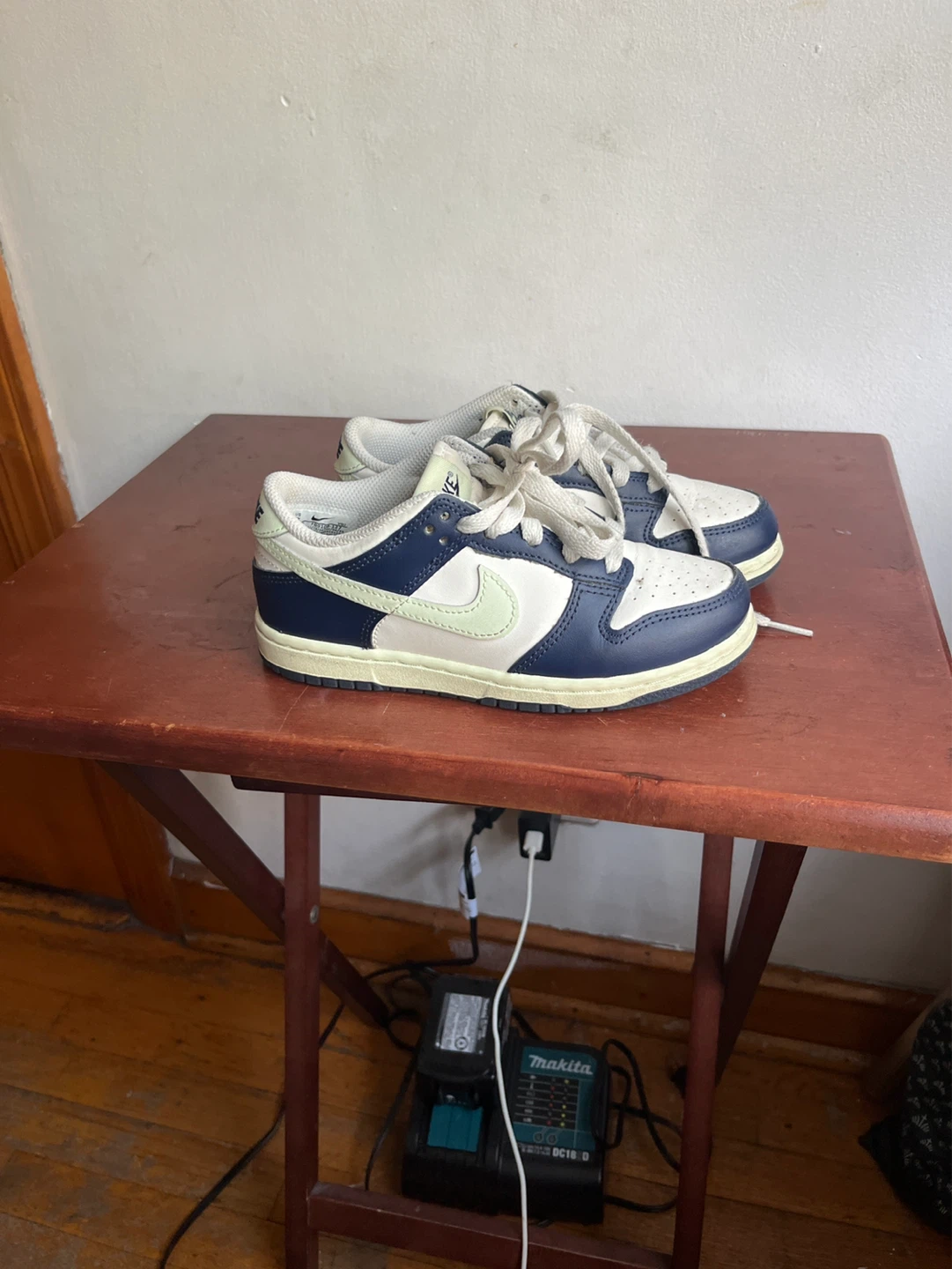 Nike Dunk Low (Blue/White/Mint) Sneakers - photo 5