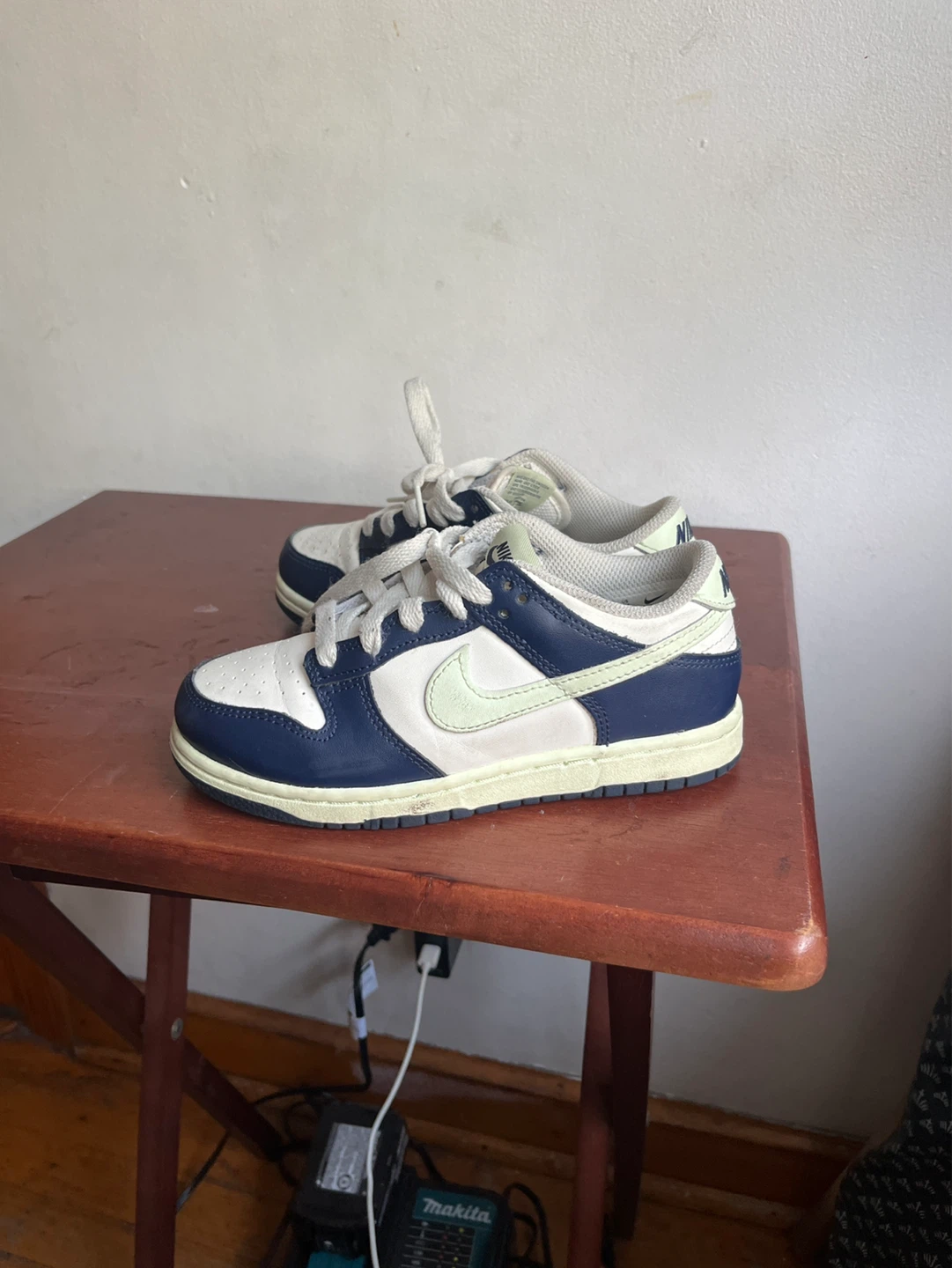 Nike Dunk Low (Blue/White/Mint) Sneakers - photo 4