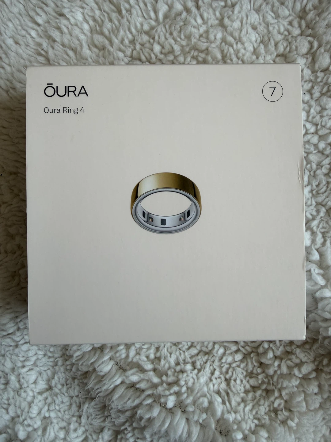Brand New Sealed Oura Ring 4 – Gold – Size 7