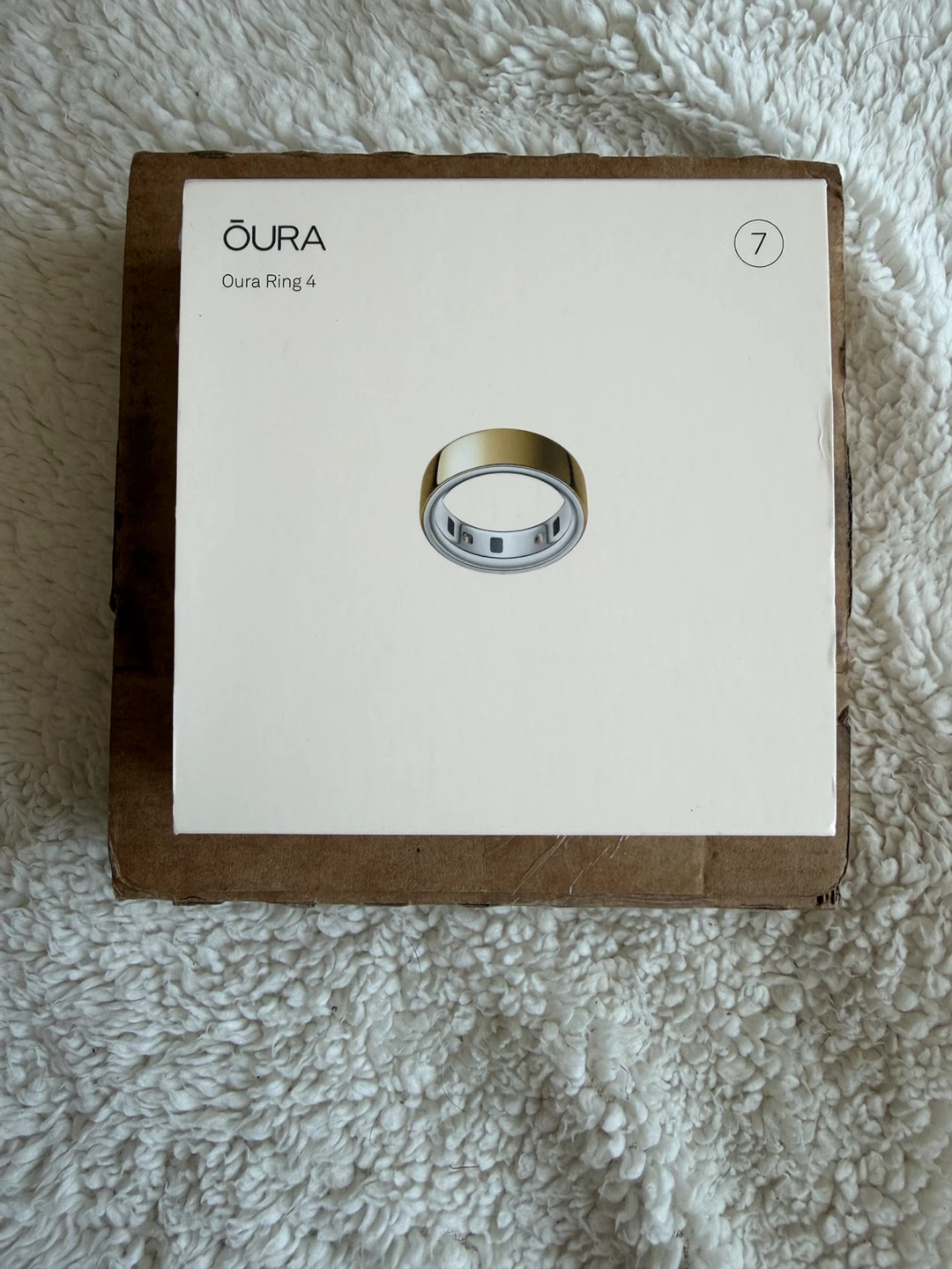Brand New Sealed Oura Ring 4 – Gold – Size 7 - photo 3