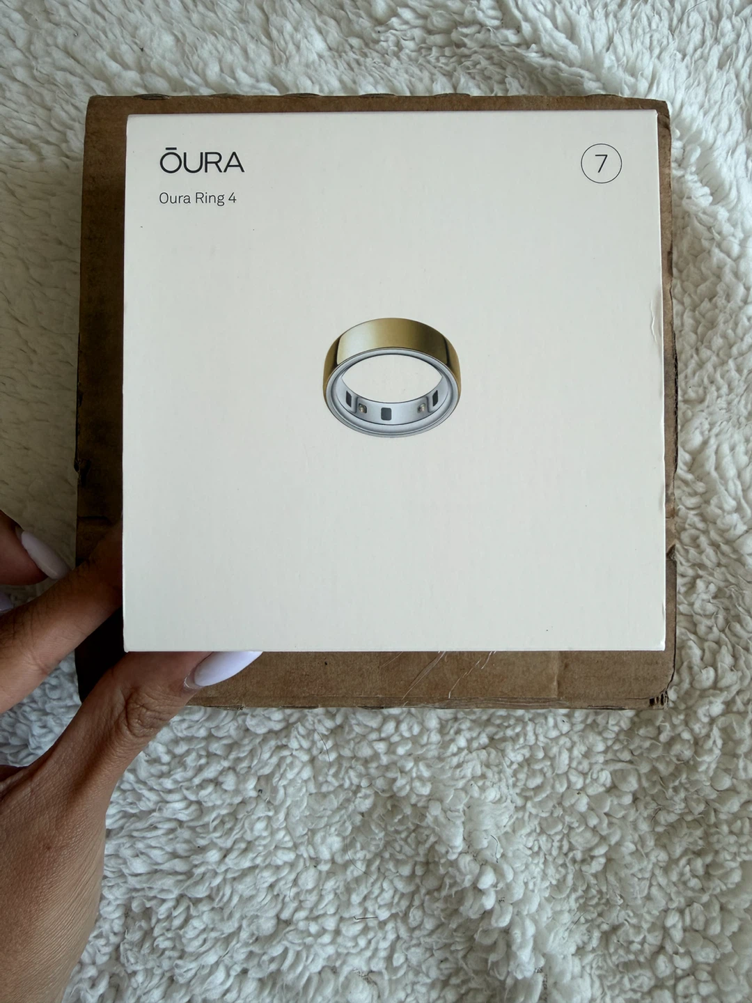 Brand New Sealed Oura Ring 4 – Gold – Size 7 - photo 5