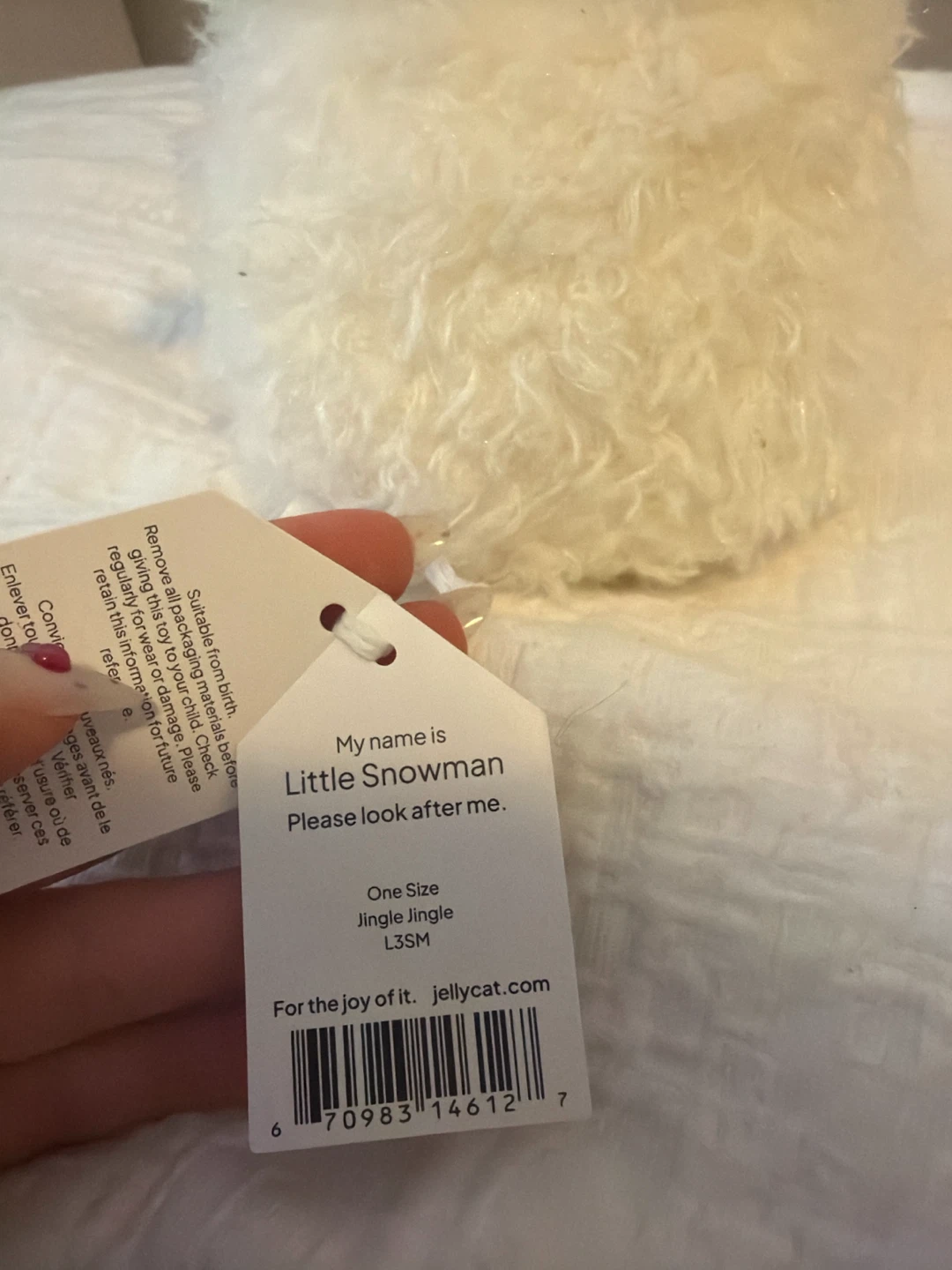 Jellycat Little Snowman Plush - photo 3