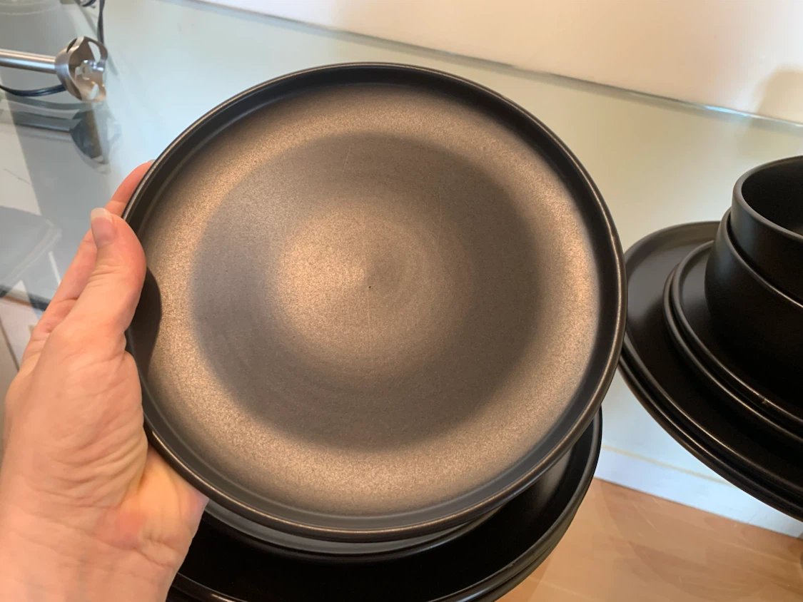 Black Dinnerware Set - Plates and Bowls - photo 5