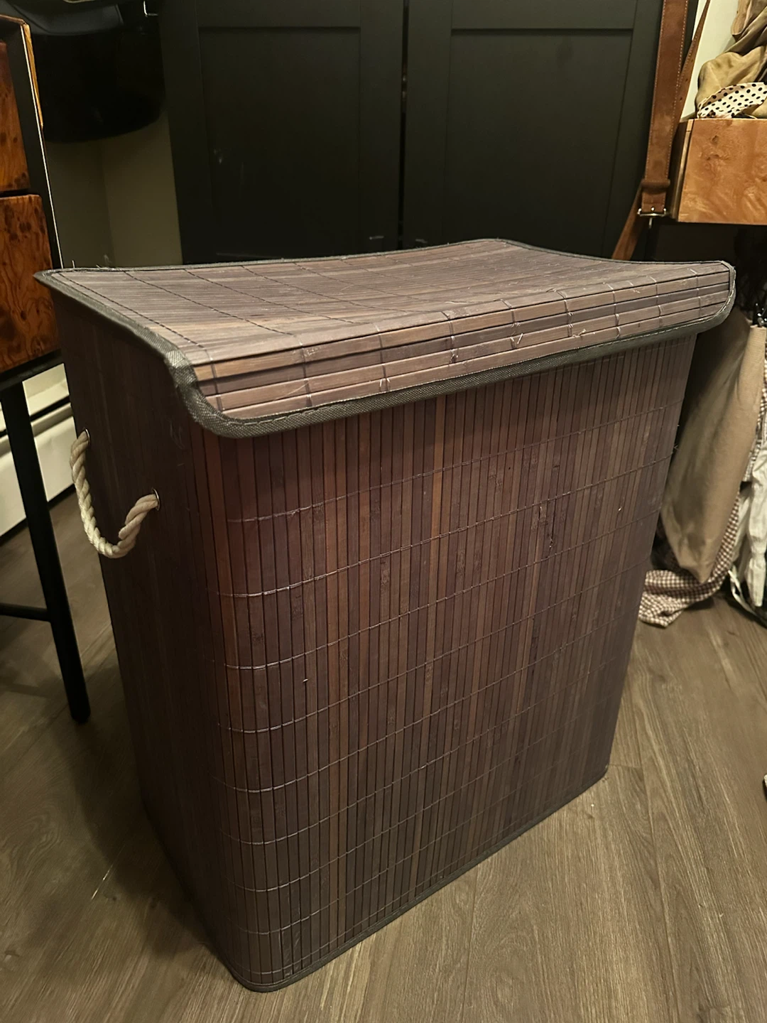 Bamboo Laundry Hamper with Lid