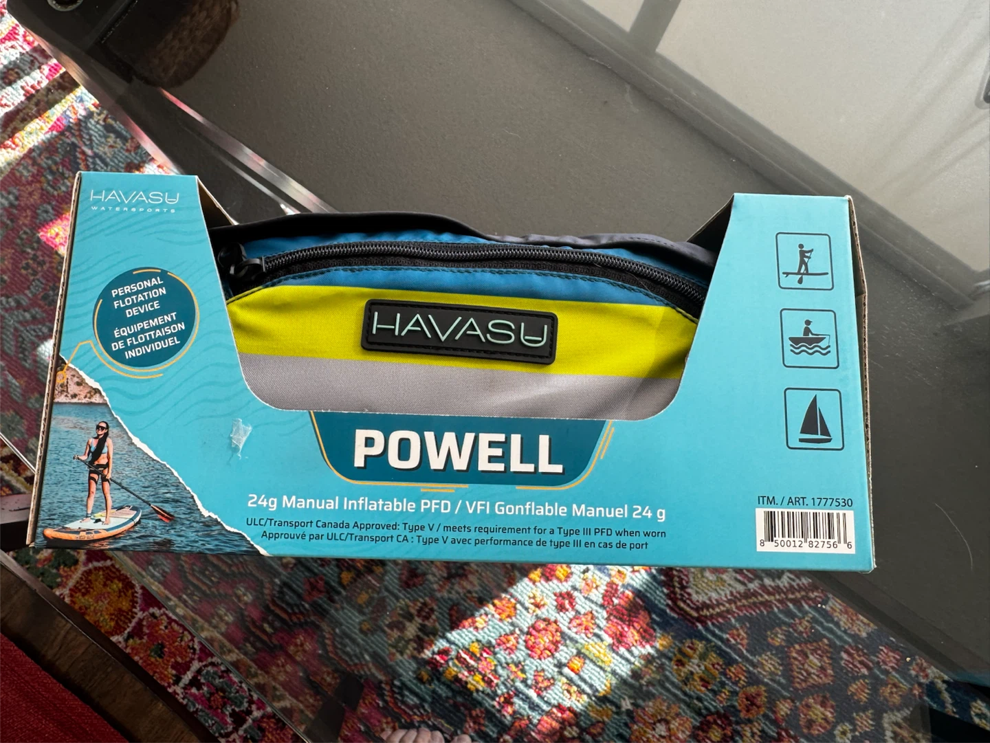 Havasu Powell 24g Manual Inflatable PFD