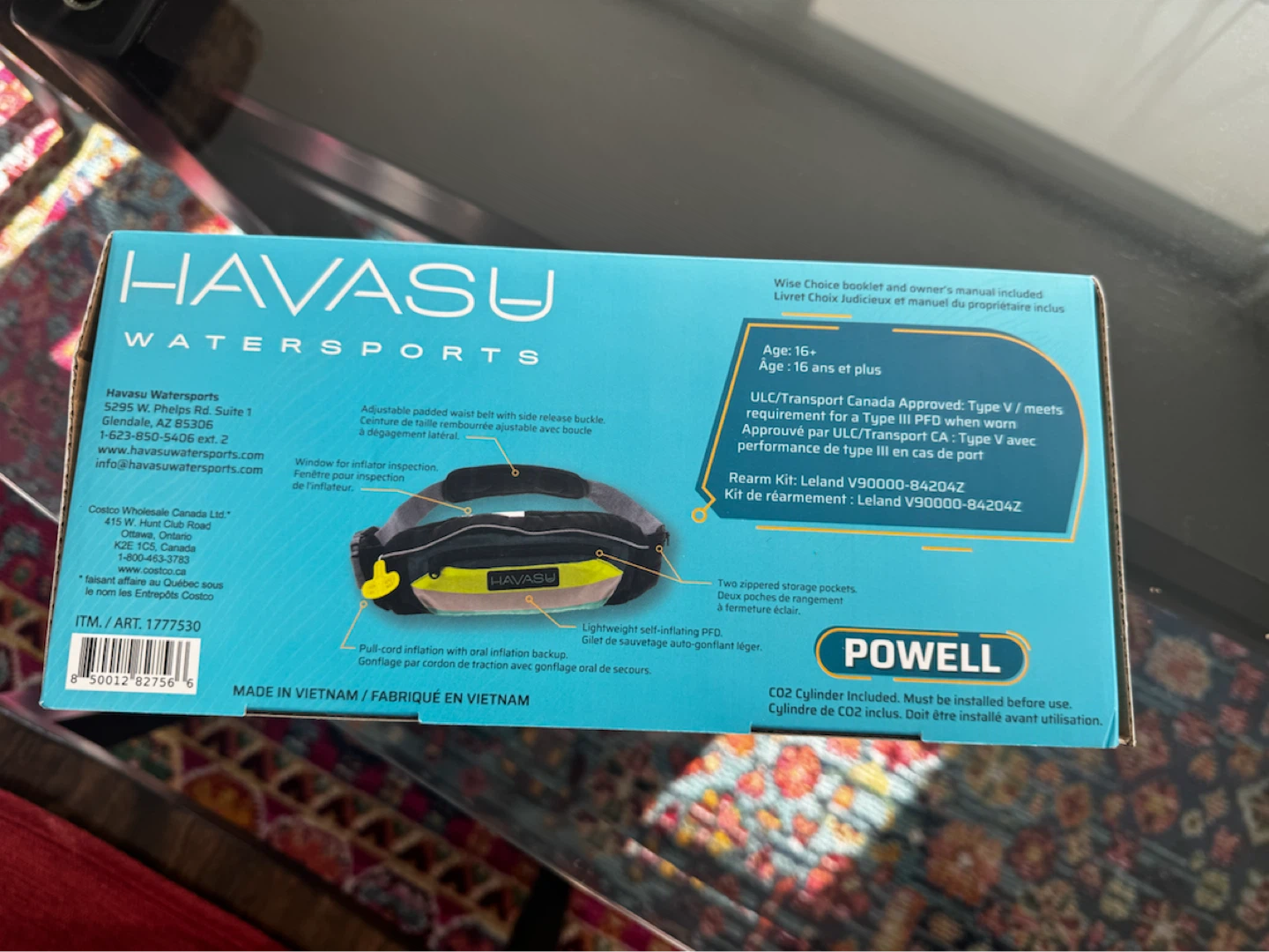 Havasu Powell 24g Manual Inflatable PFD - photo 3