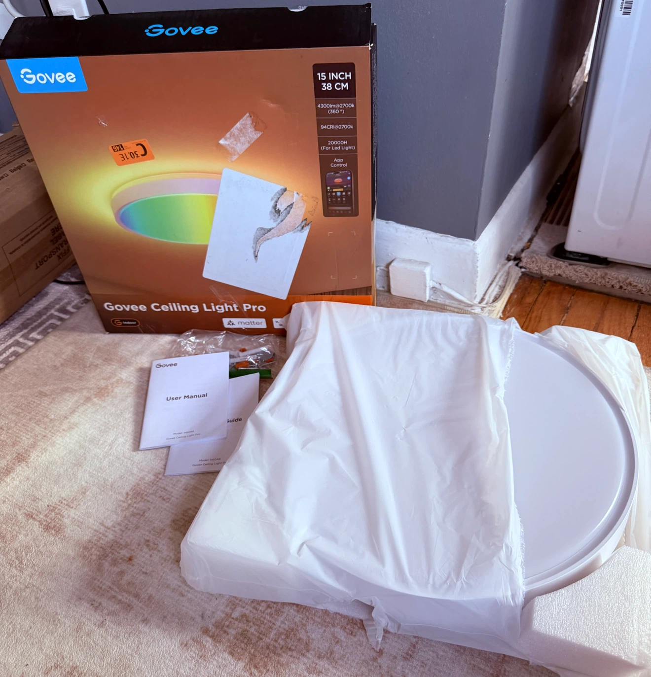 Govee Ceiling Light Pro - 15 Inch