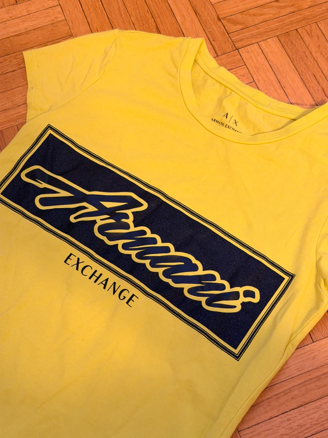 Armani Exchange Yellow T-Shirt