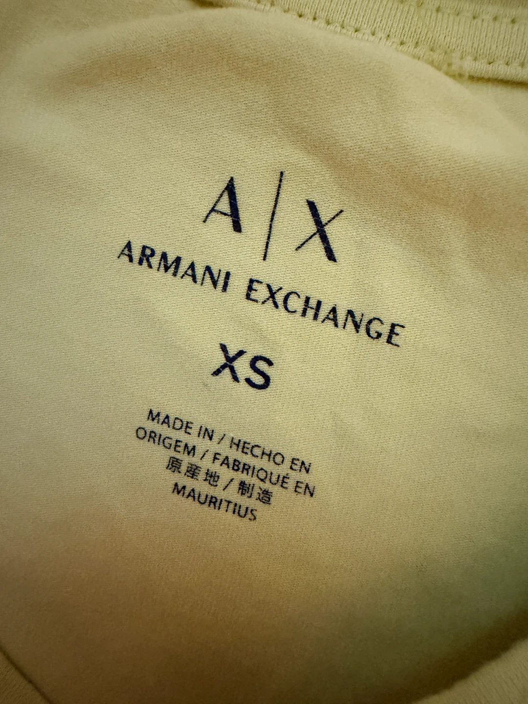 Armani Exchange Yellow T-Shirt - photo 3