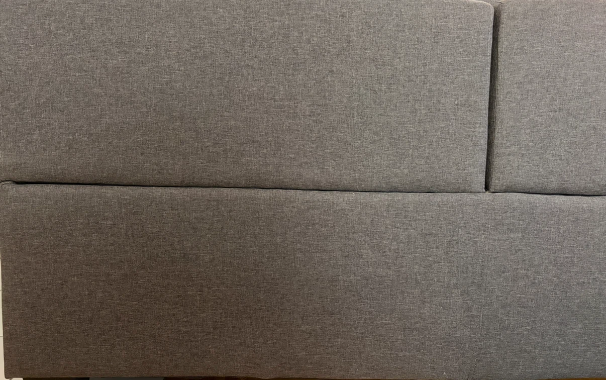 Grey Sectional Sofa Couch - photo 2