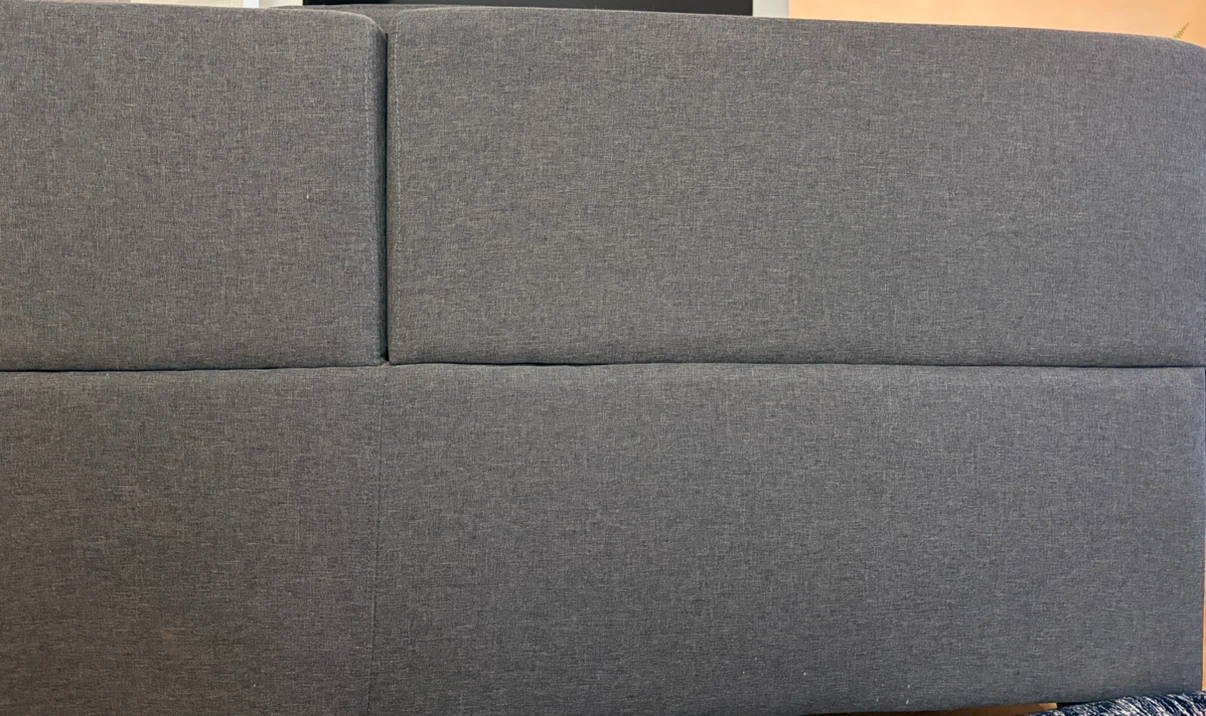 Grey Sectional Sofa Couch - photo 3