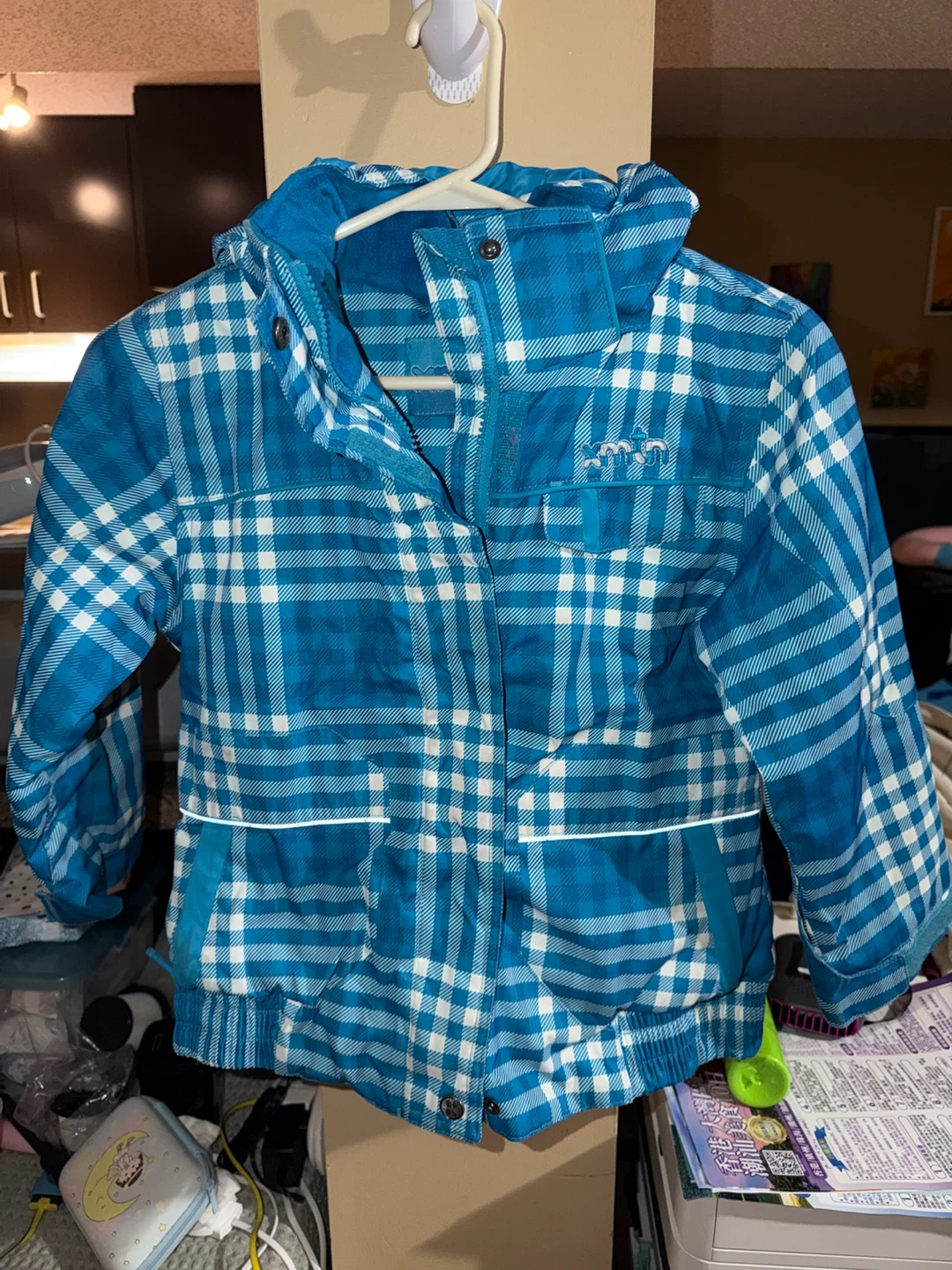 Xtrem Blue Plaid Ski Jacket