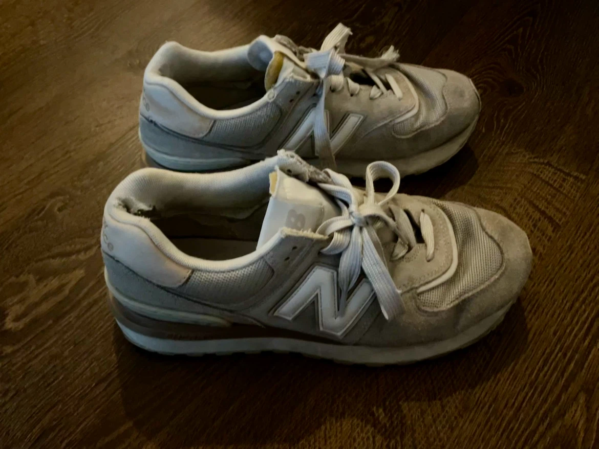 New Balance 574 Grey Running Shoes - photo 2