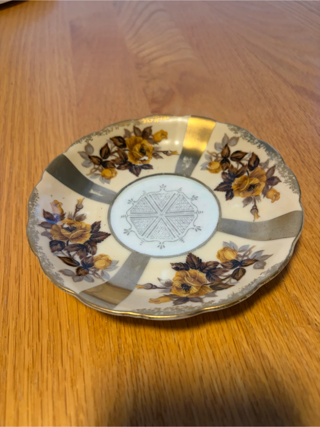 Castle China Hand Painted Teacup and Saucer Set - photo 5