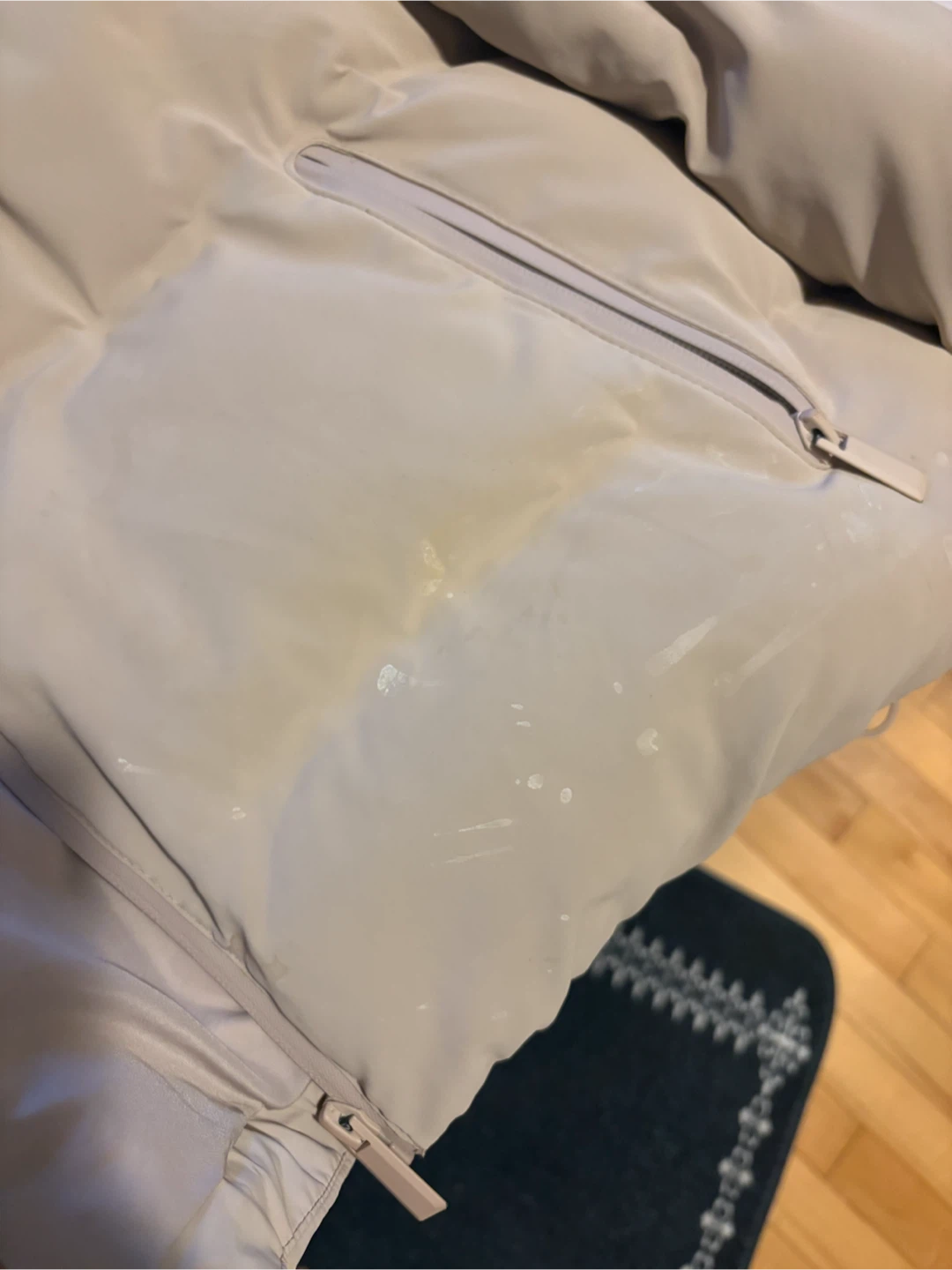 Zara Beige Puffer Jacket - photo 4
