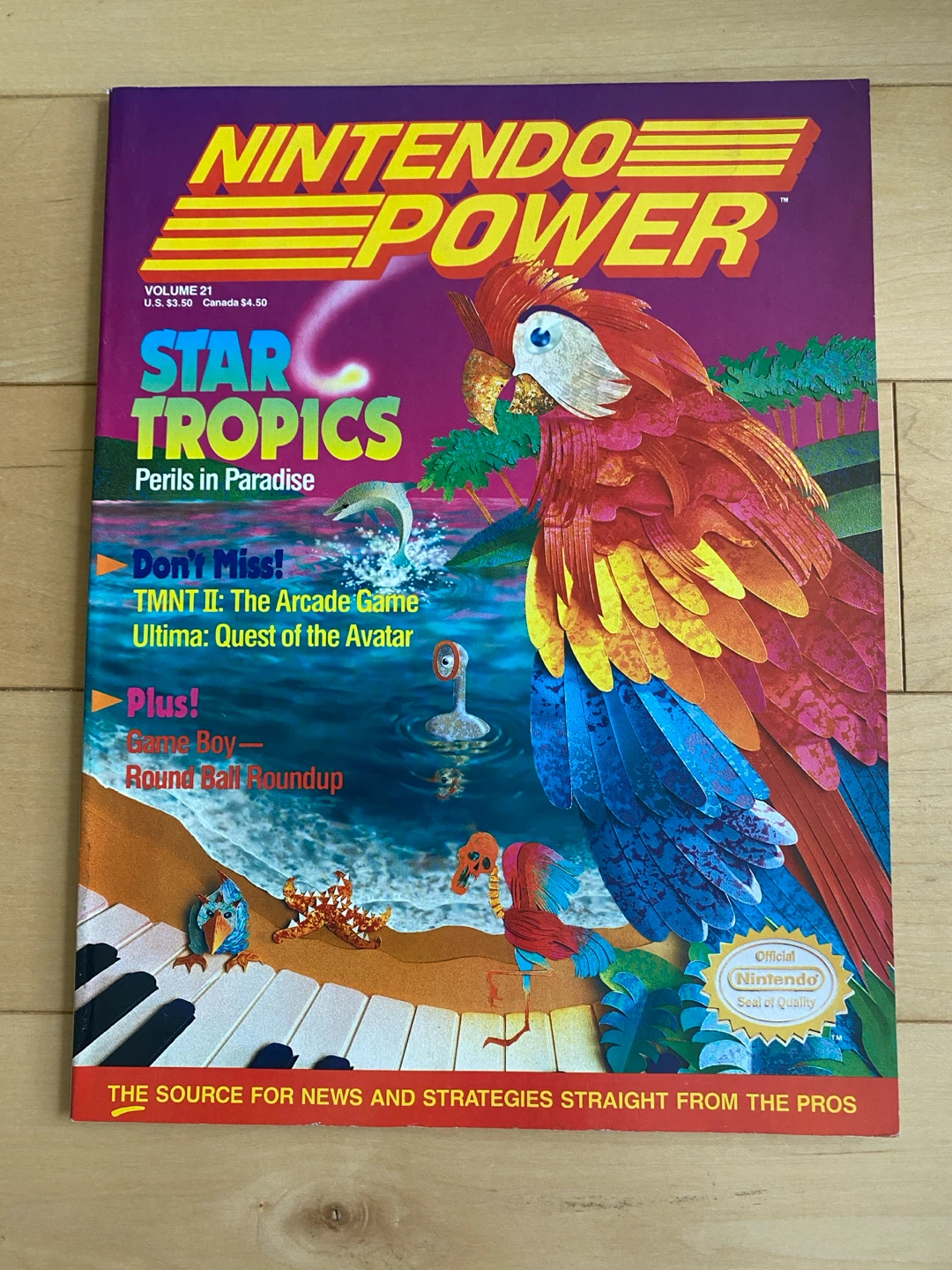 Nintendo Power Magazine Volume 21 - Star Tropics