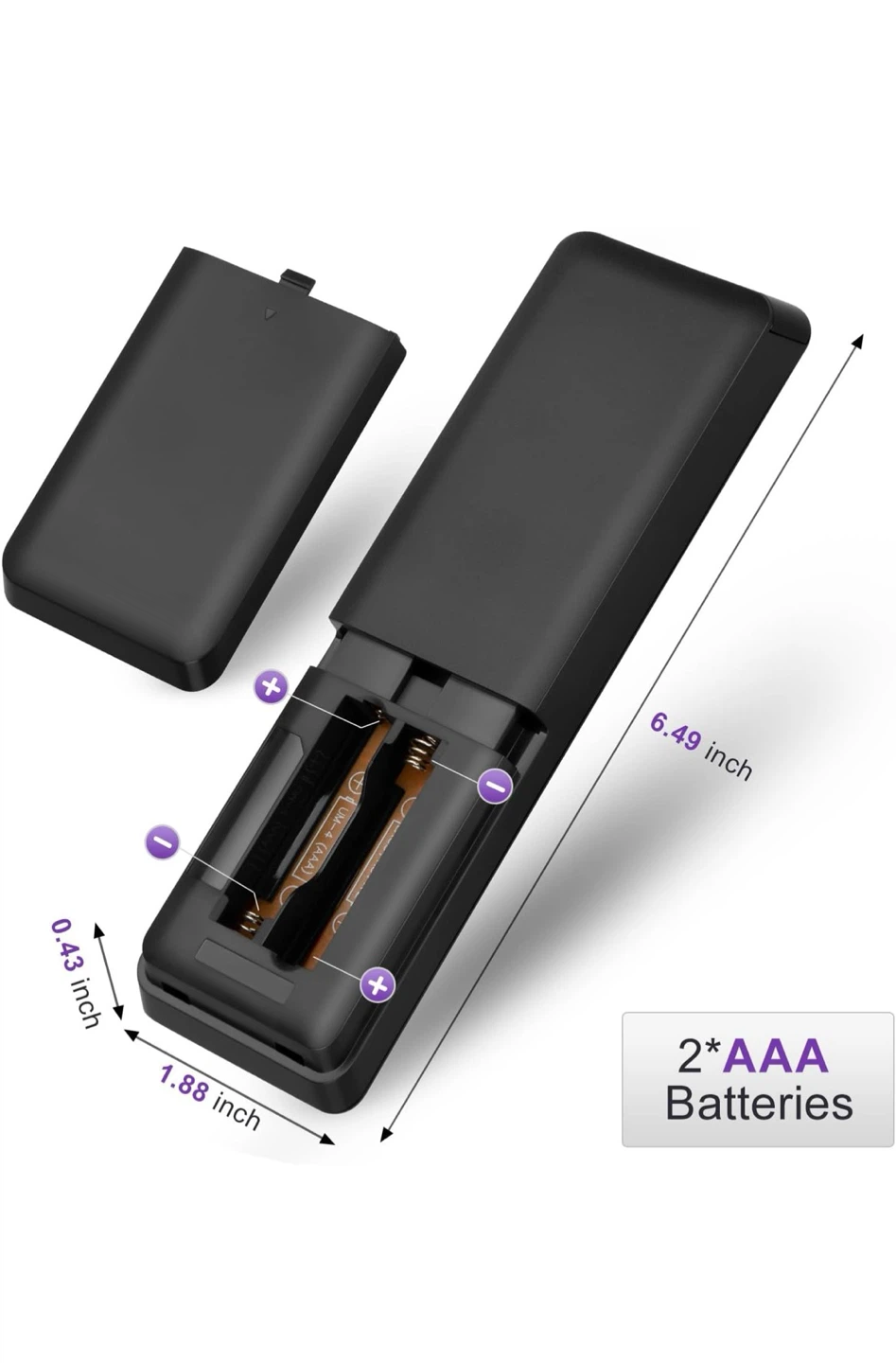 Replacement for Philips-Smart-TV-Remote-Control, - photo 3