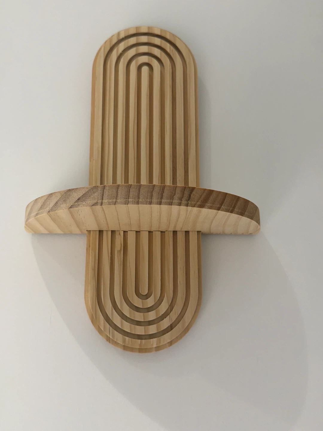 Wooden Rainbow Shelf