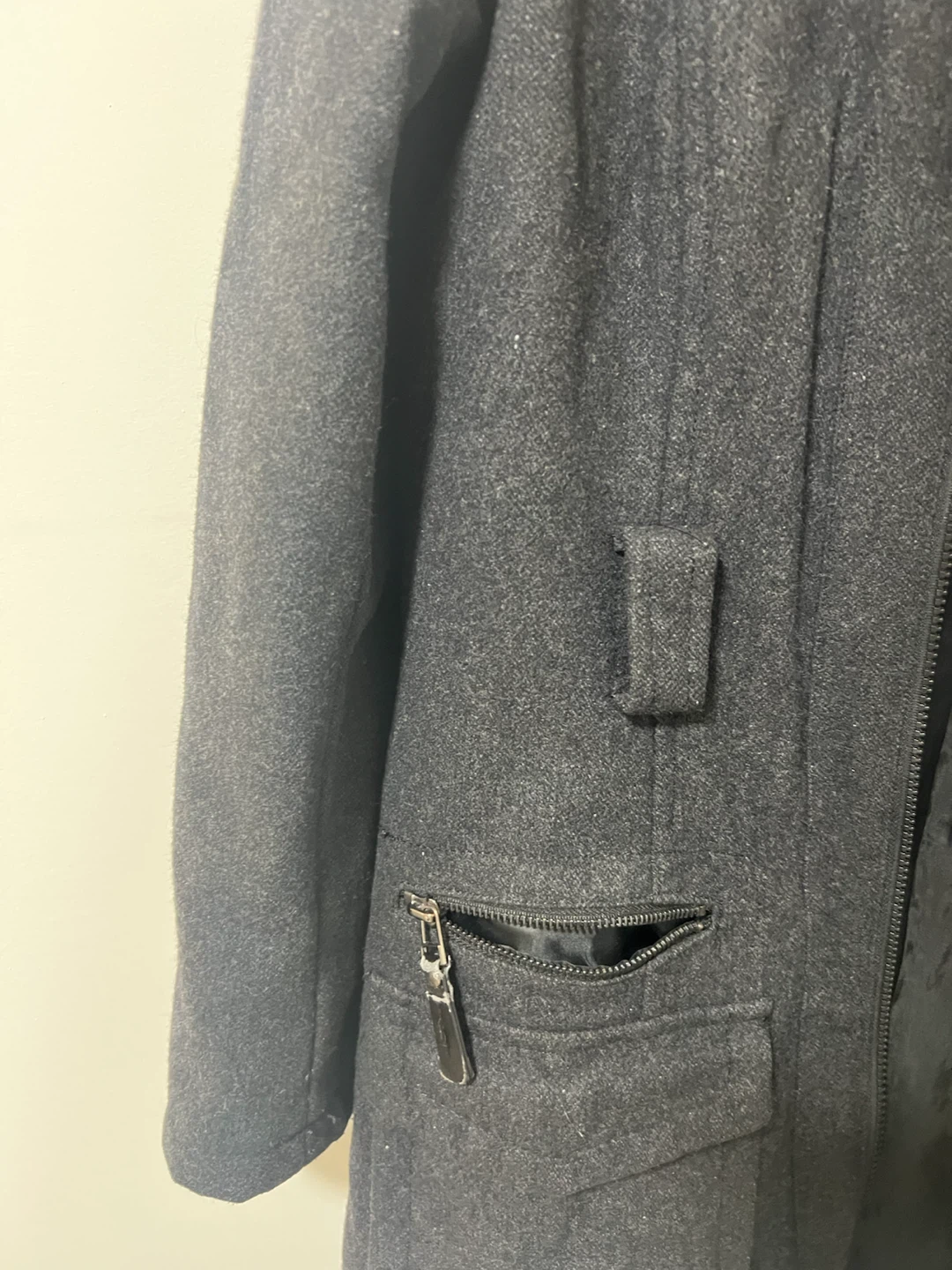 Zara - Grey Wool Blend Coat - photo 4