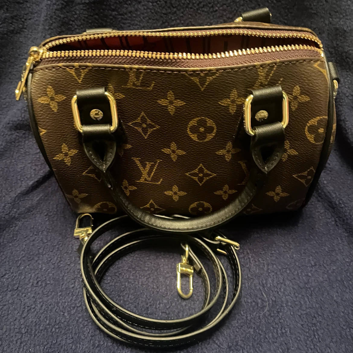 Speedy Nano Monogram Canvas Handbag