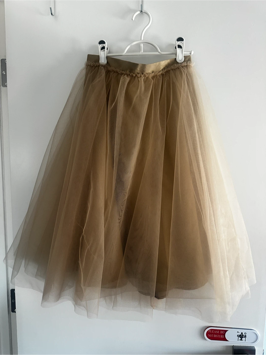 Gold Tulle Skirt