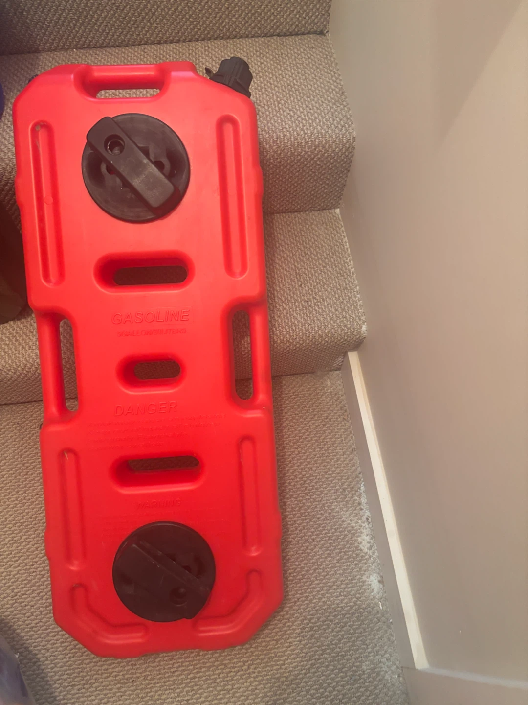 Red Plastic Jerry Can - photo 2