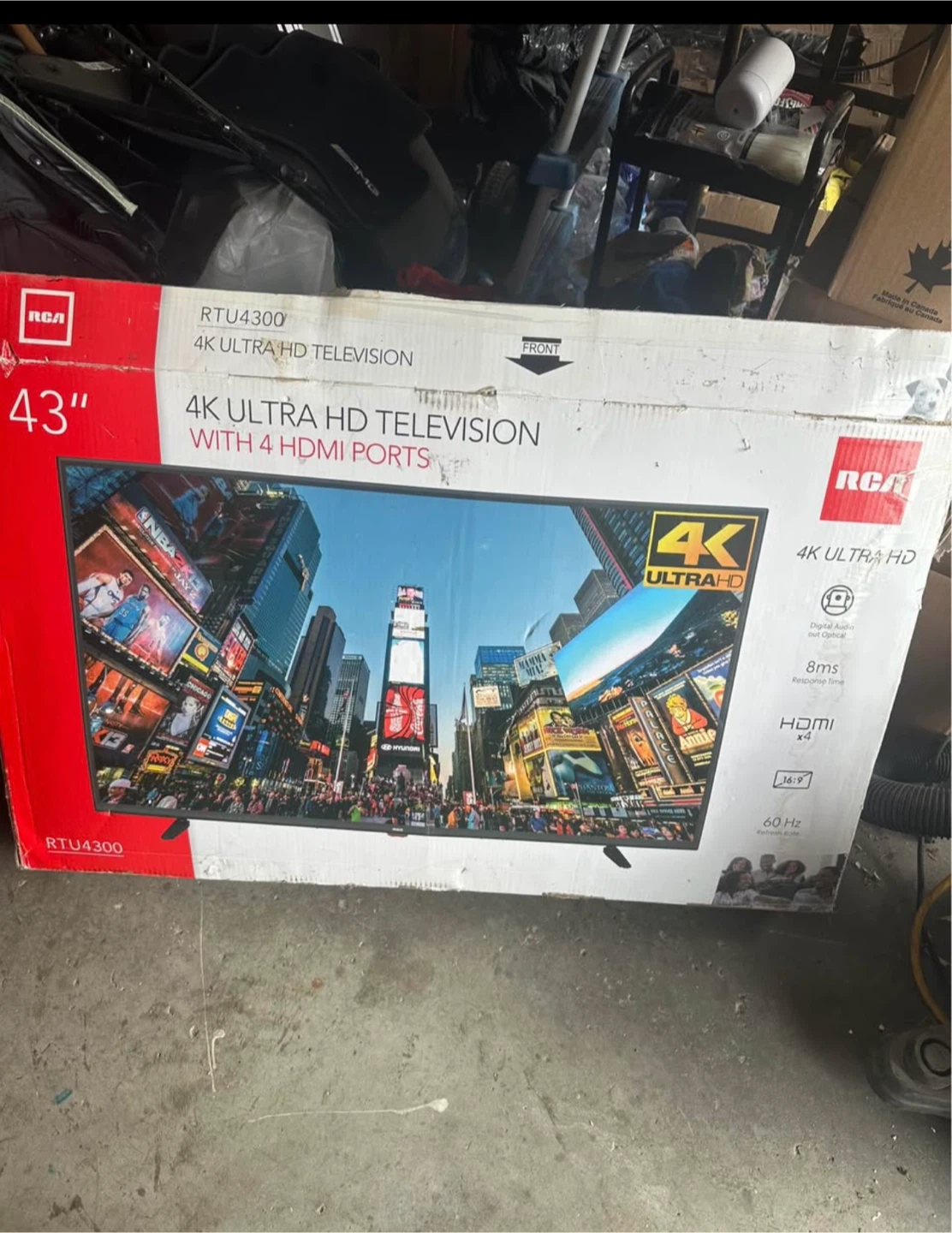 RCA RTU4300 43" 4K Ultra HD Television with 4 HDMI Ports