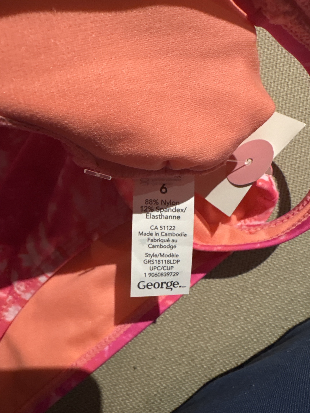 George! Adults Swimsuit Size 6 - photo 2