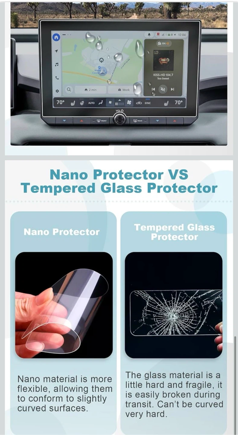 2 Pack Screen Protector for 2026 Toyota RAV4 - photo 3