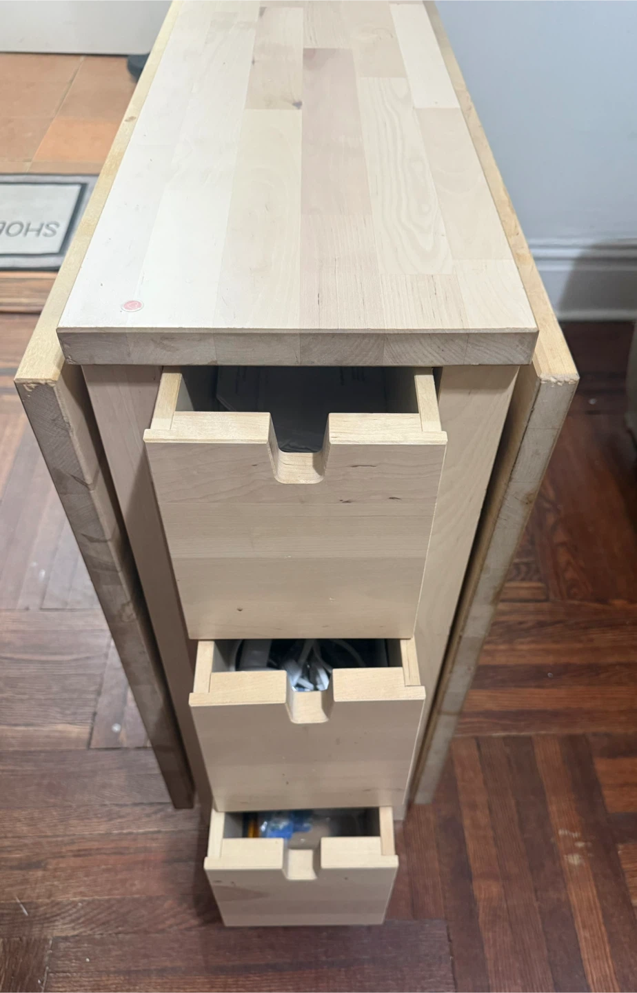 Wooden Storage Unit with Drawers - photo 2