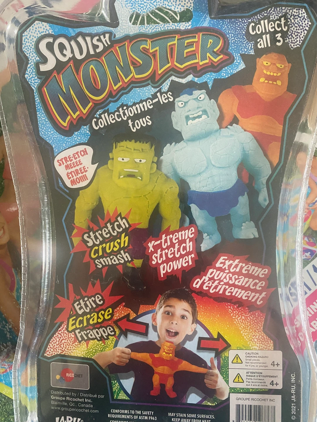 Squish Monster Toy x2