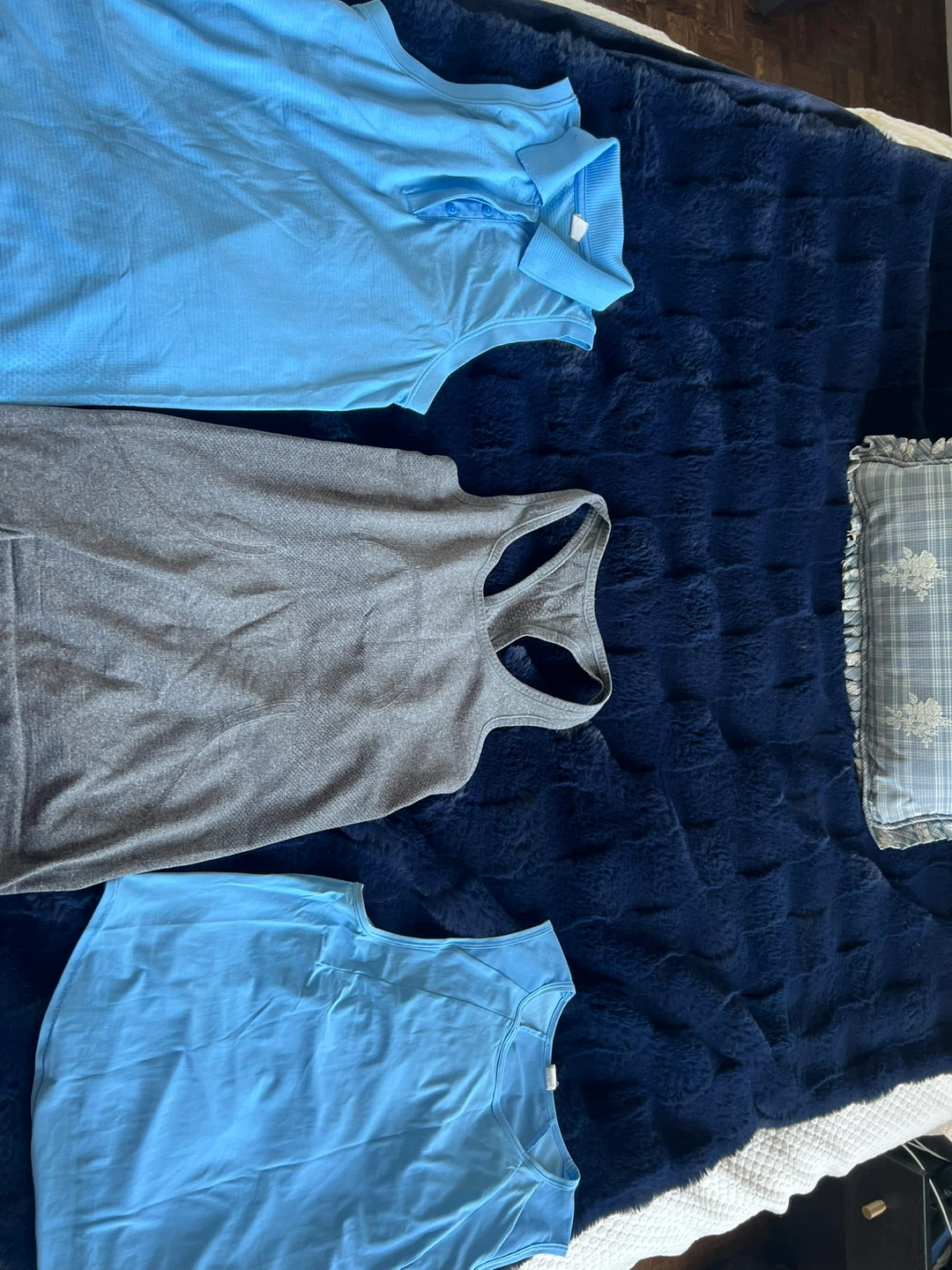 Three Lululemon Sleeveless workout shirts - photo 2
