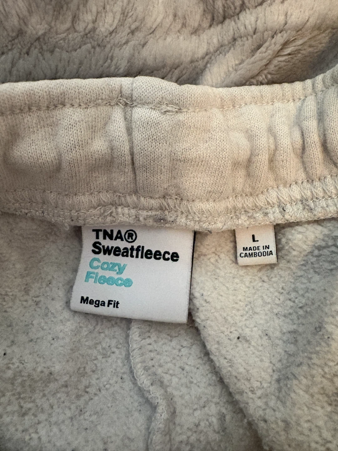 TNA Sweatfleece Cozy Fleece Mega Fit Sweatpants - photo 2