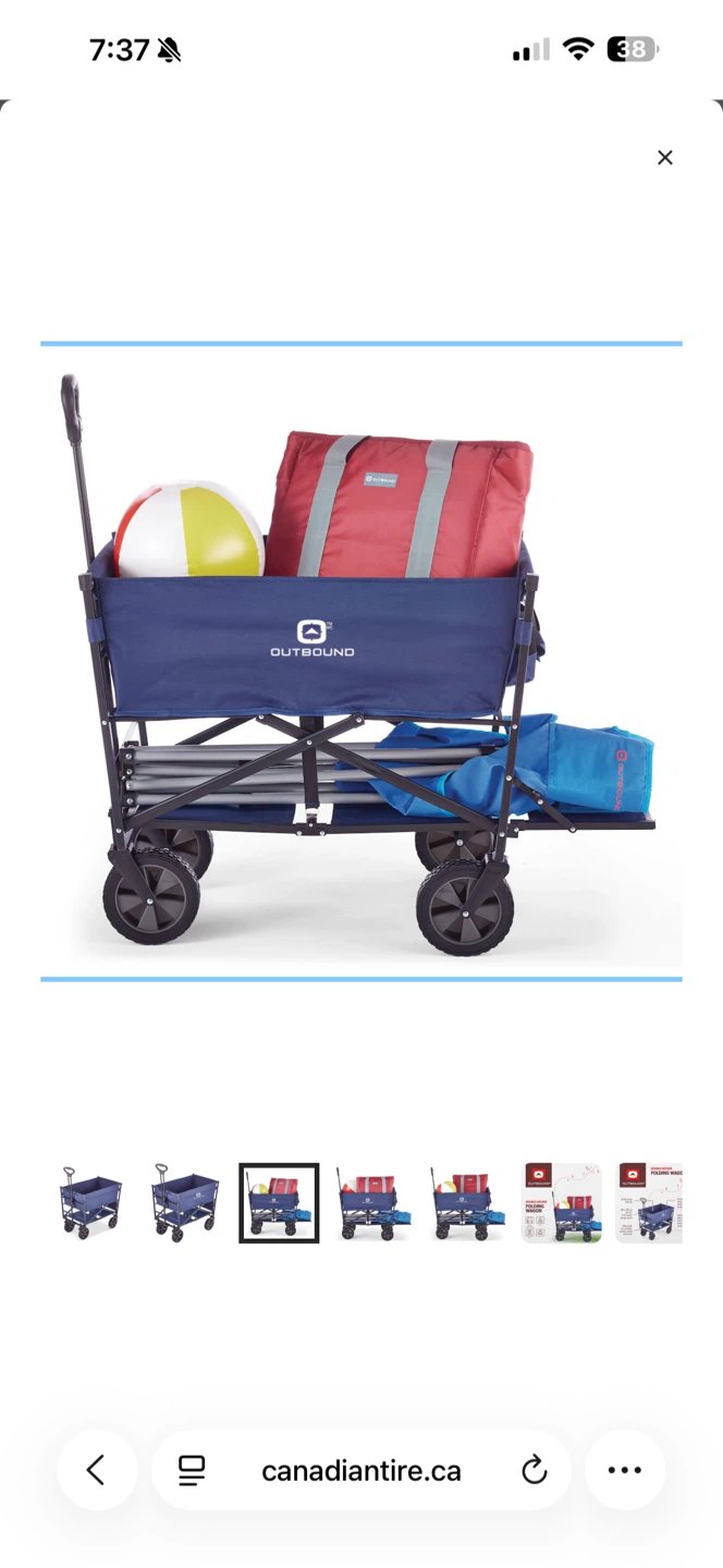 Outbound Navy Blue Folding Wagon - photo 2