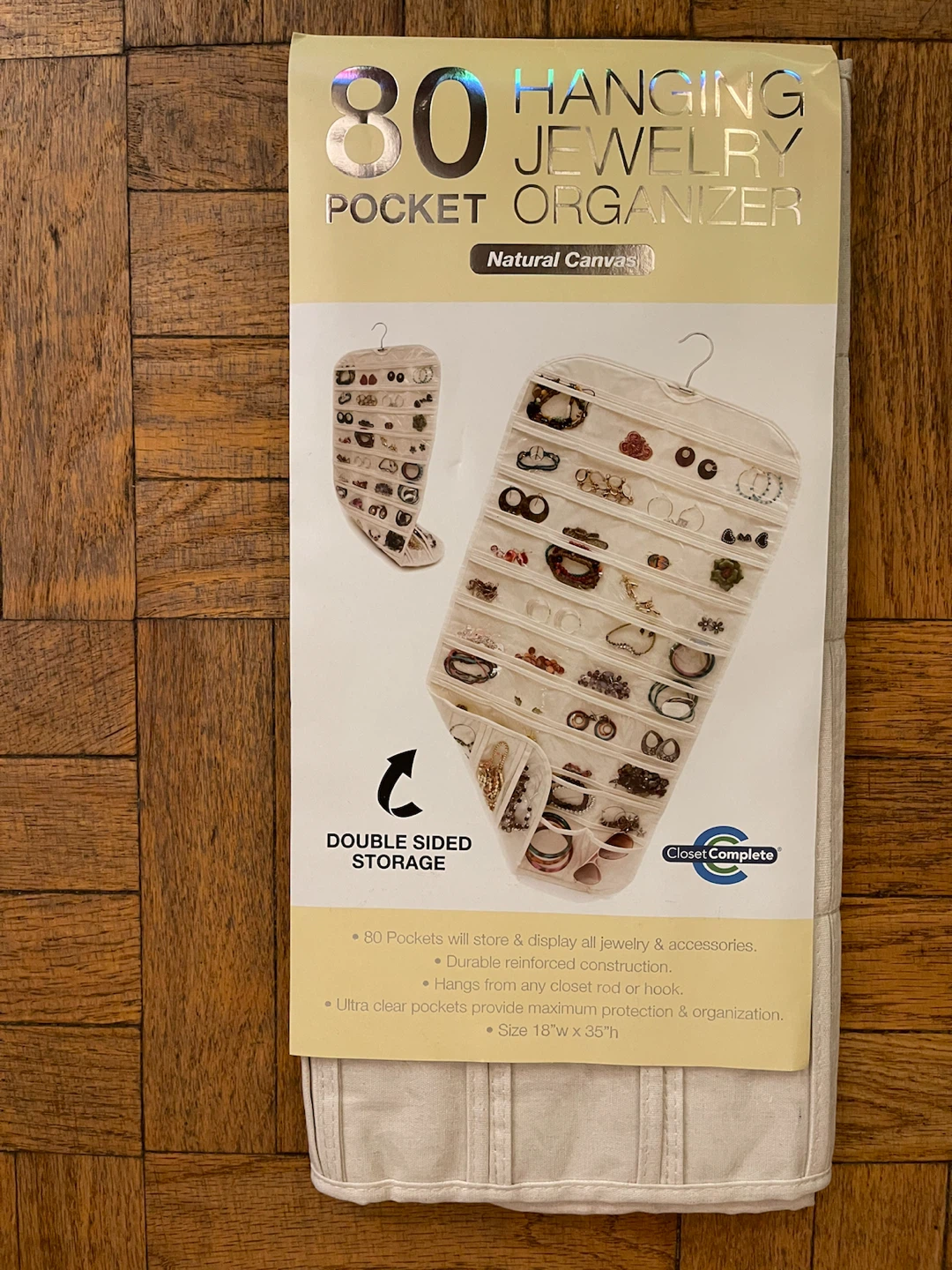 80 Pocket Hanging Jewelry Organizer - photo 4