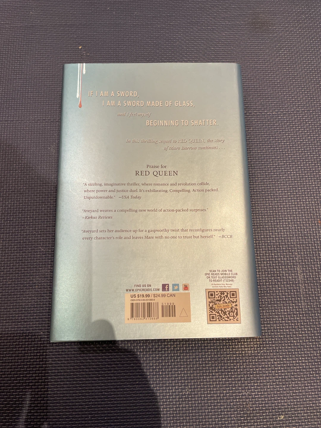 Glass Sword by Victoria Aveyard Book - photo 2