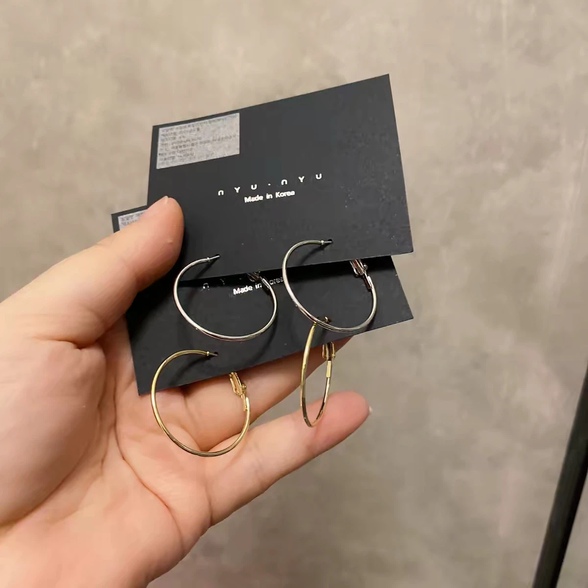 Silver Hoop Earrings