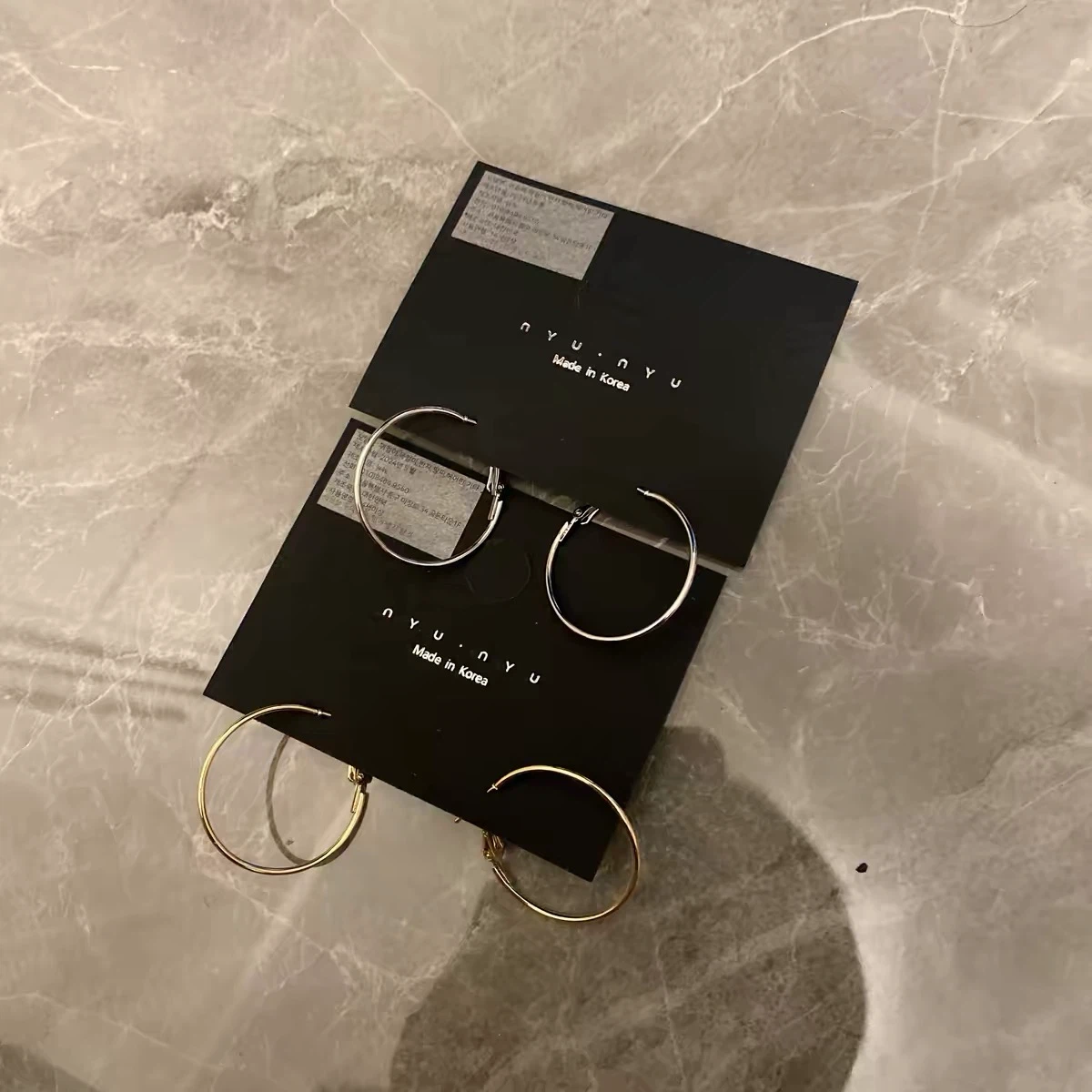 Silver Hoop Earrings - photo 2