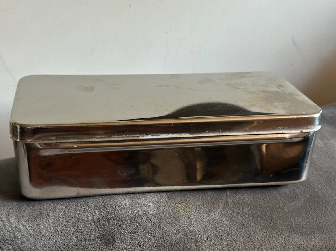 stainless steel instrument sterilization box