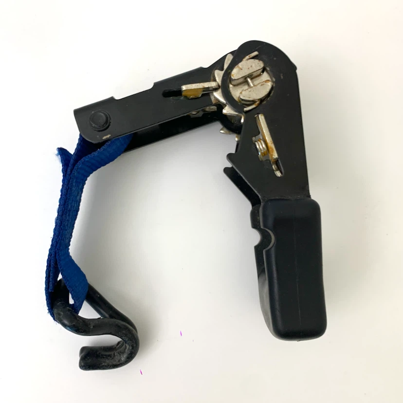 Ratchet Tie Down Strap Cargo Tie Strap Moving Trailer Tool - photo 2