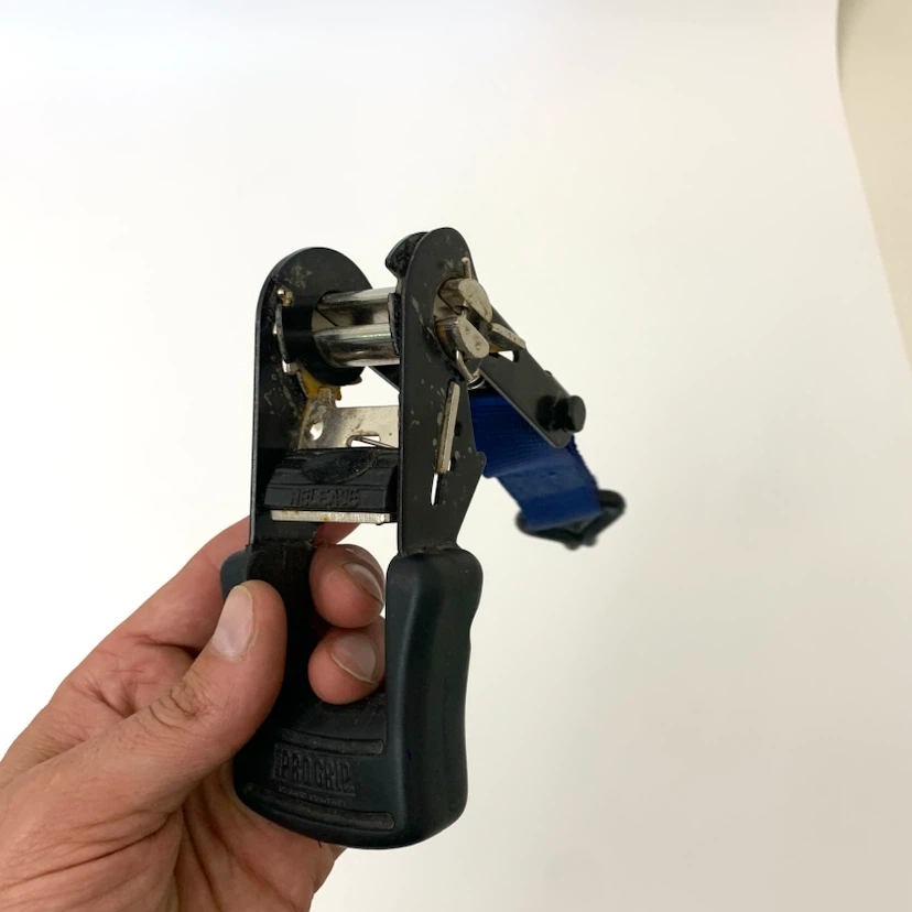 Ratchet Tie Down Strap Cargo Tie Strap Moving Trailer Tool - photo 3