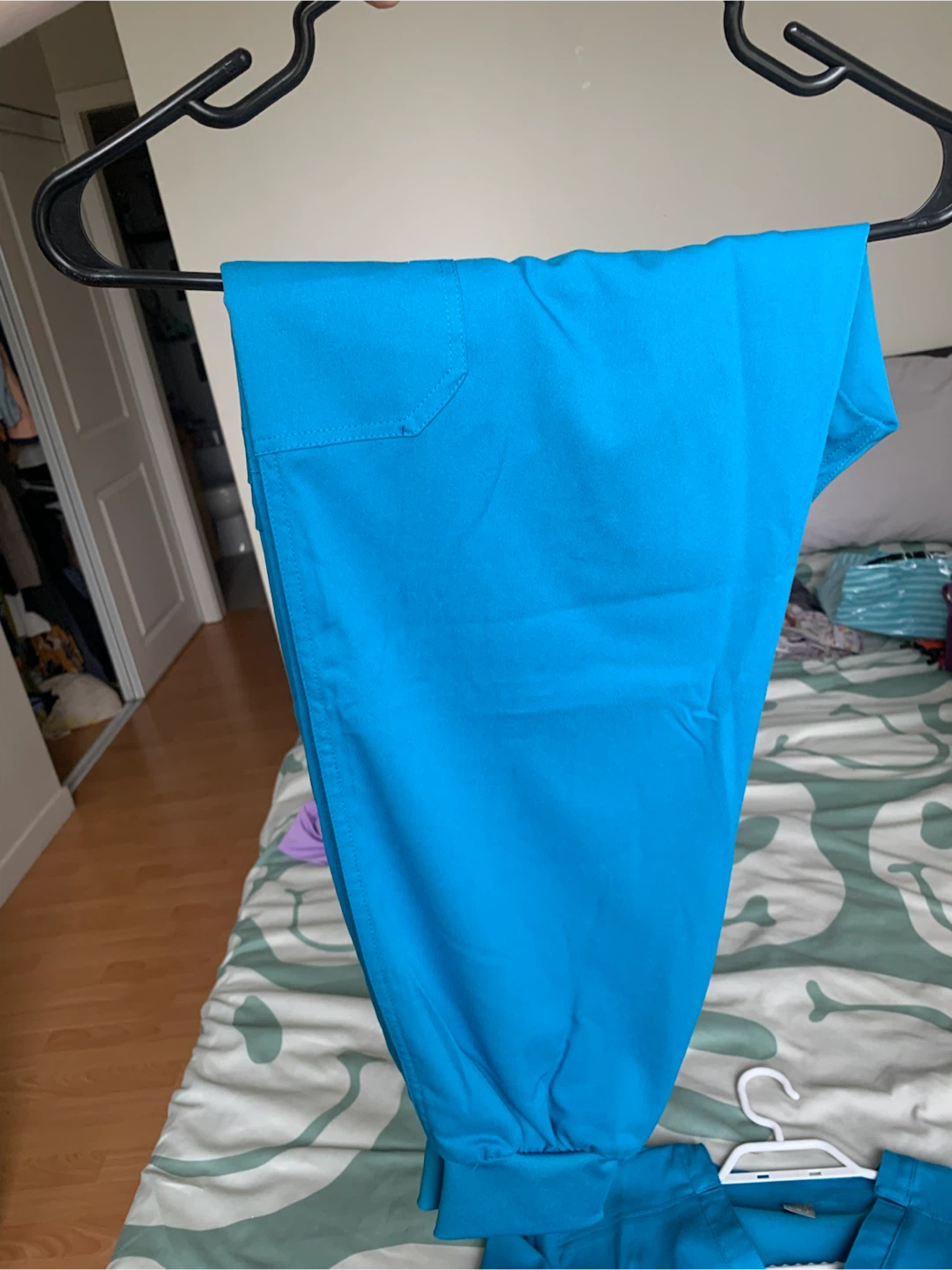 NiaaHinn Blue Scrub Top and Pants Set - Medium - photo 4